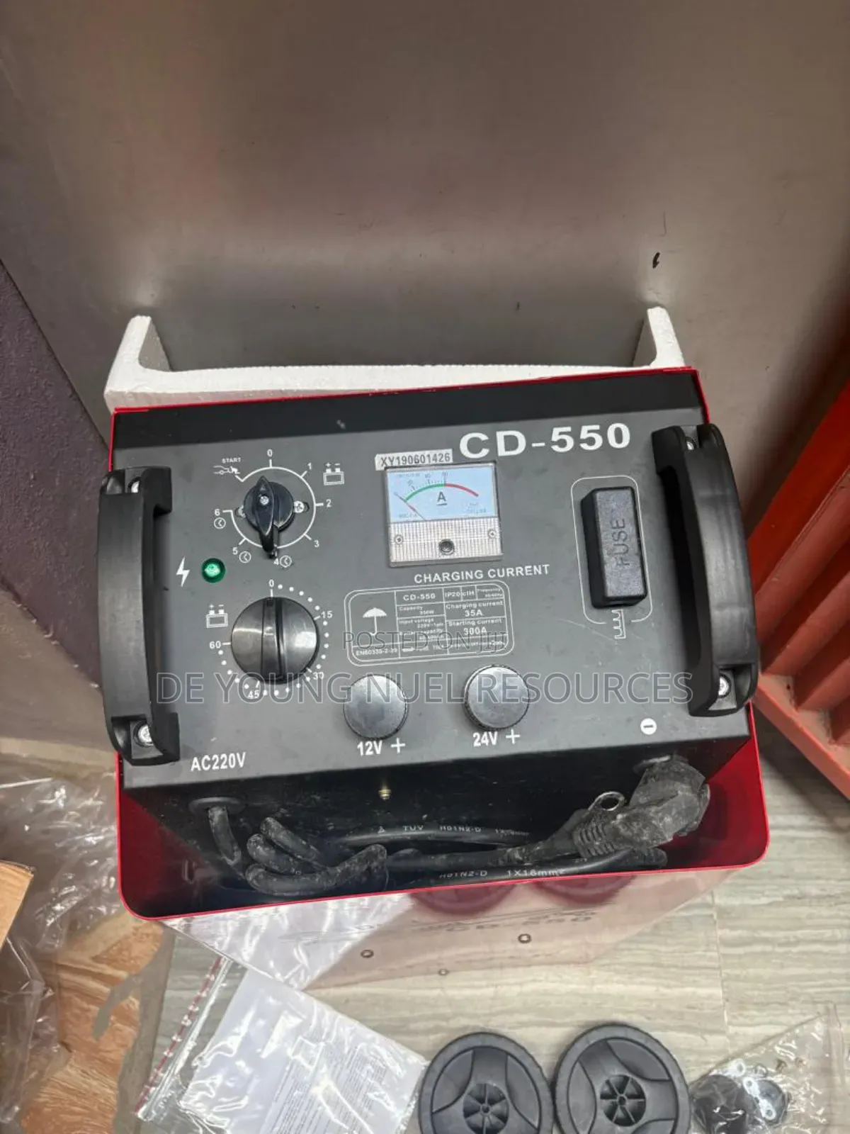 Industry Battery Charger Machine 550amp