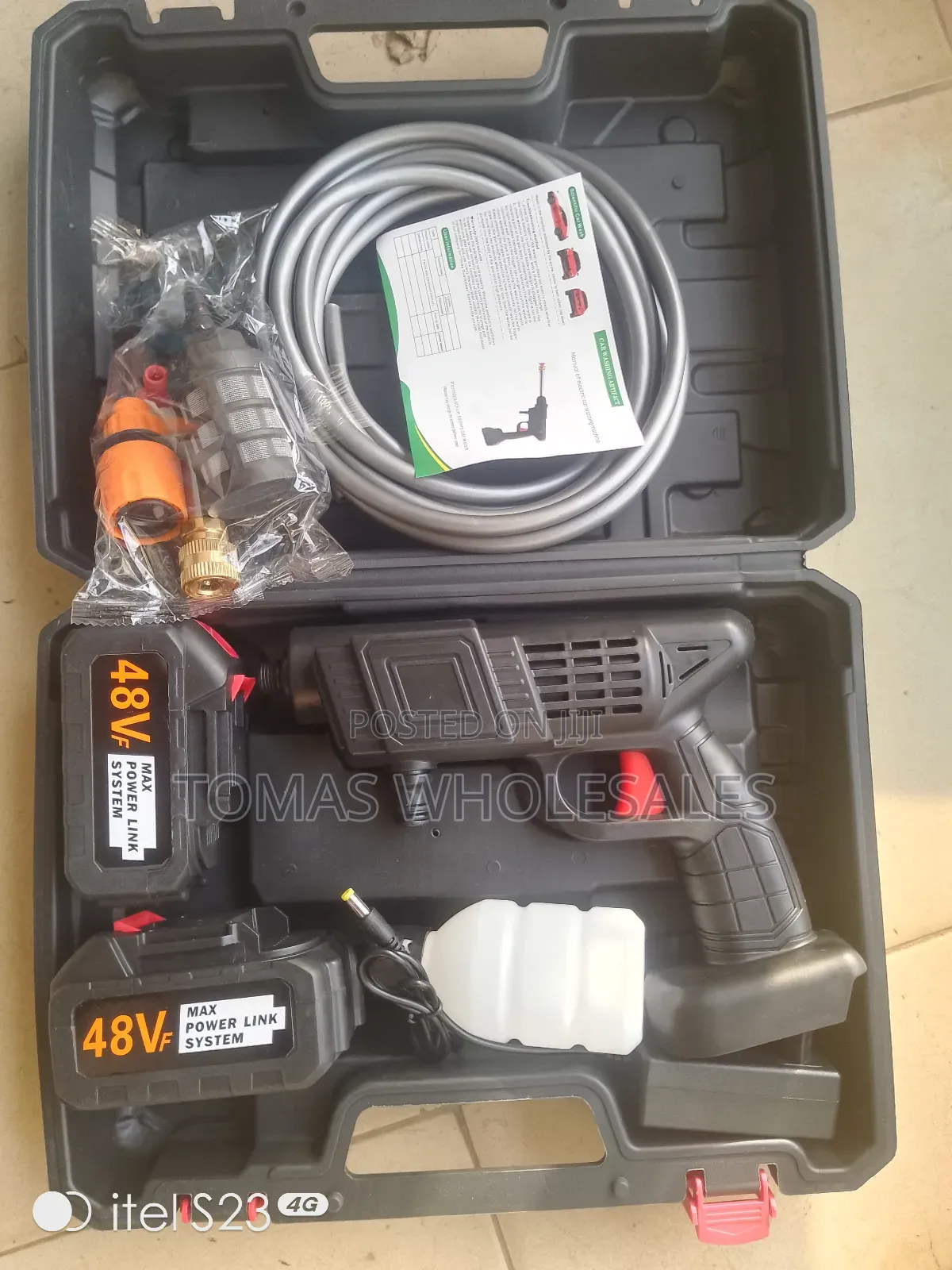 Cordless Portable Pressure Washer Gun: High-power Handheld Cleaner