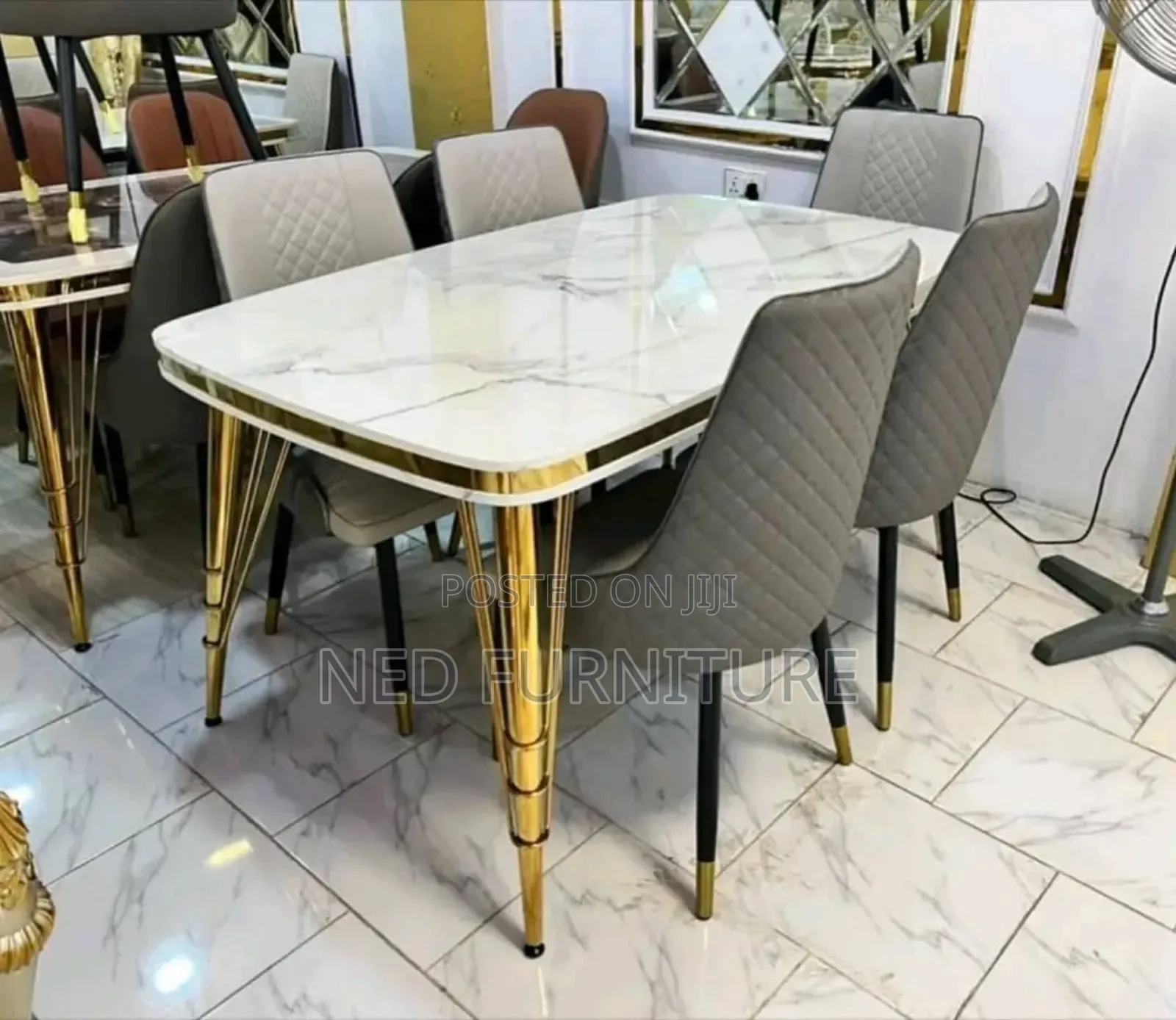 Quality Wooden Top Dining By 6