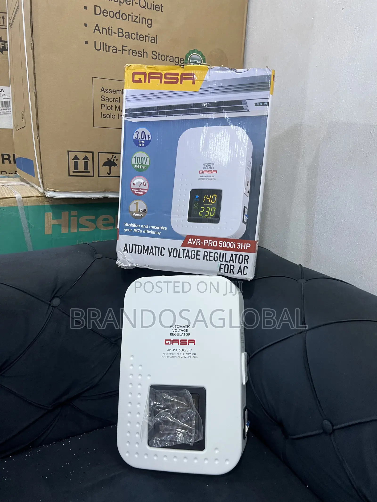 Qasa 5000w Wall Mounted Stabilizer for Clean Installation