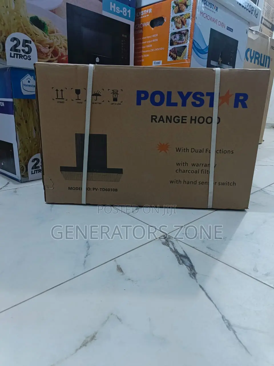 Modern Polystar Range Hood 60cm Pv-Td6010b