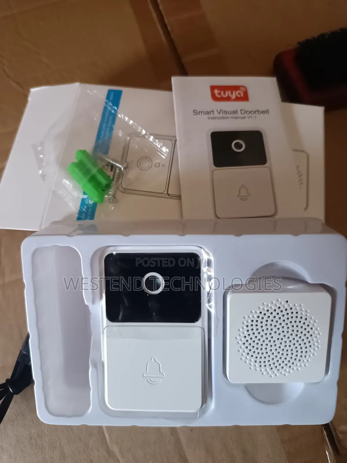 Tuya Smart Wifi Video Doorbell With Nite Vision And Voice Changer