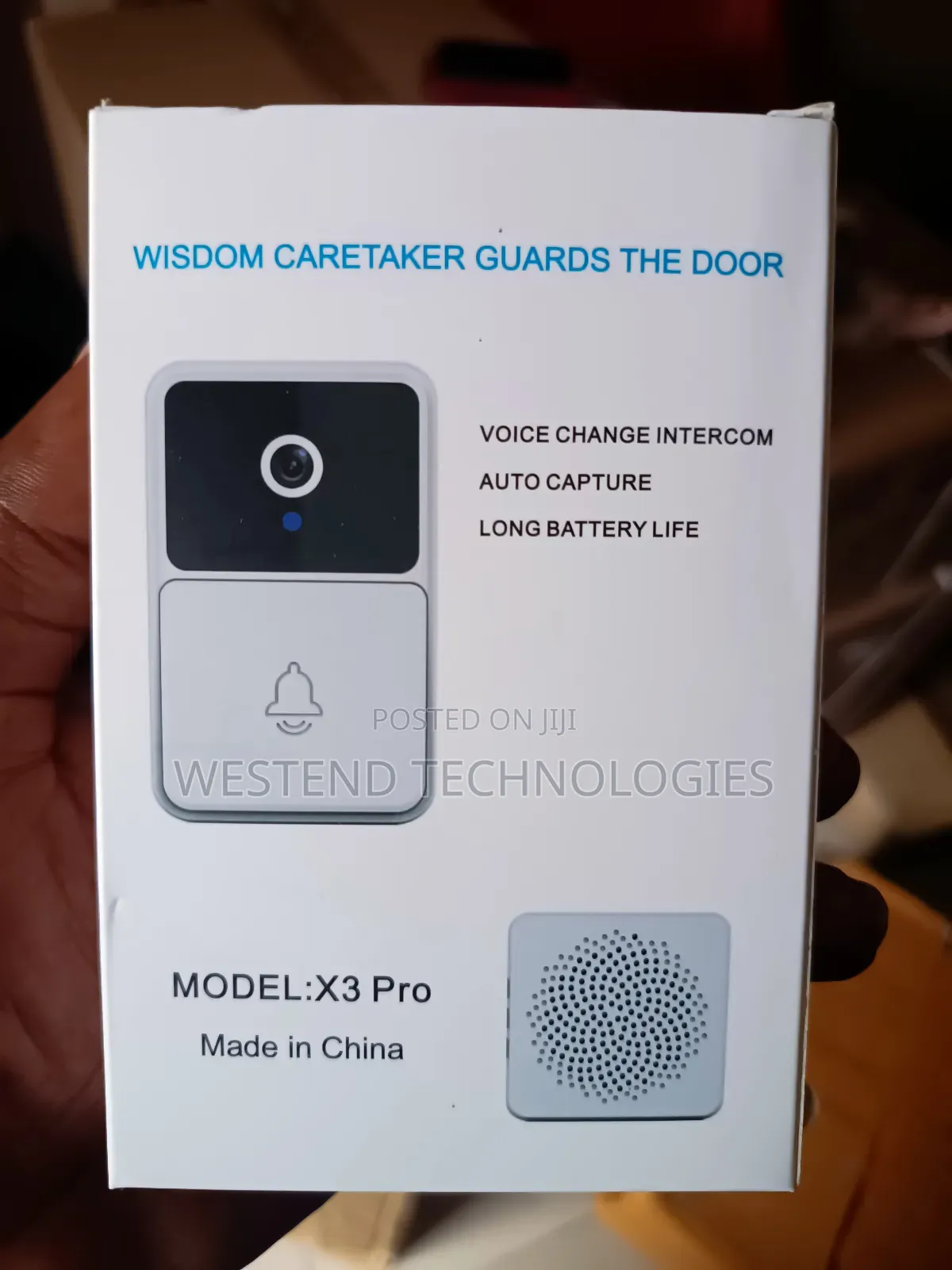 Tuya Smart Wifi Video Doorbell With Nite Vision And Voice Changer