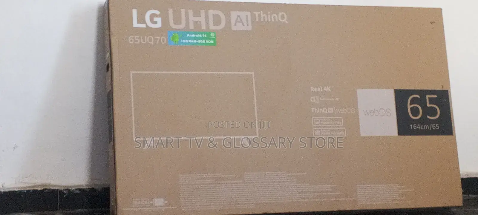 65 Inches Smart Tv With Great Improved Gb Inbuilt Air Play