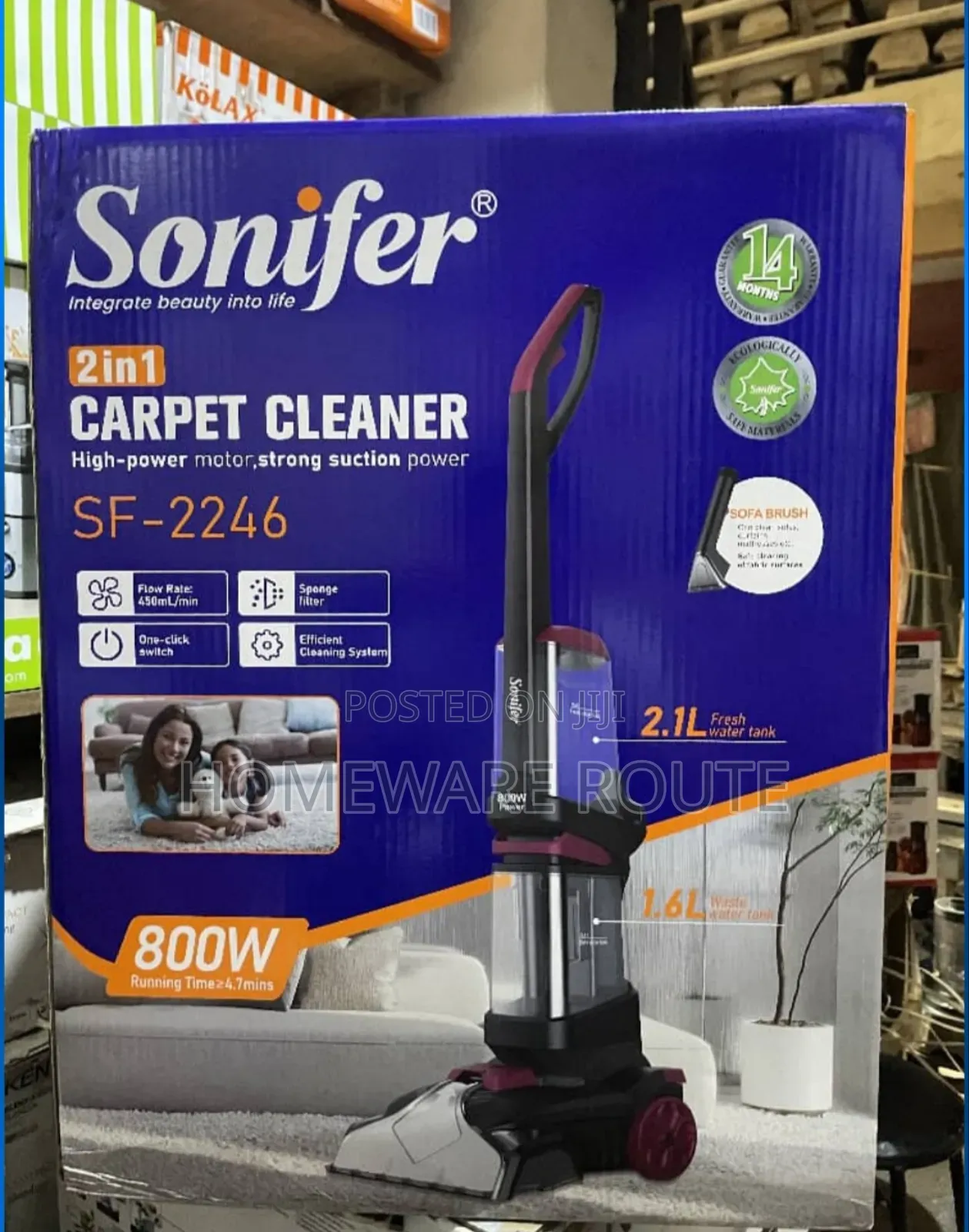 Sonifer High Power Professional 2in1 Carpet Cleaner