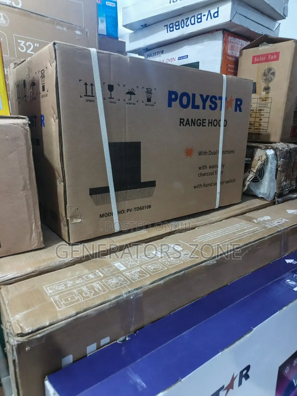 Polystar 60cm Wall Vent Hood Pv-Td6010b