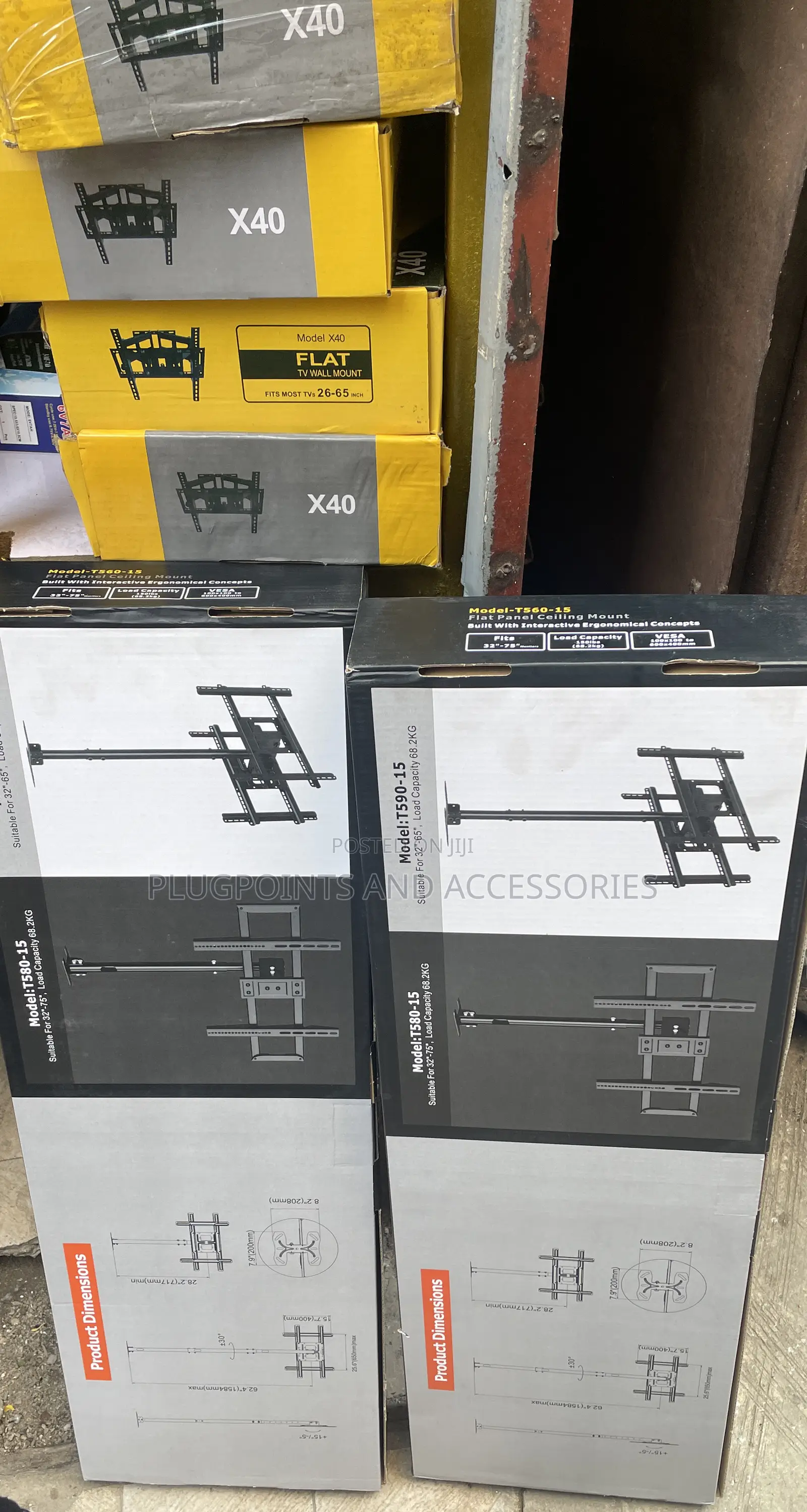 Ceiling /Roof Tv Hanger 32" - 75”+ Free Delivery Today Only
