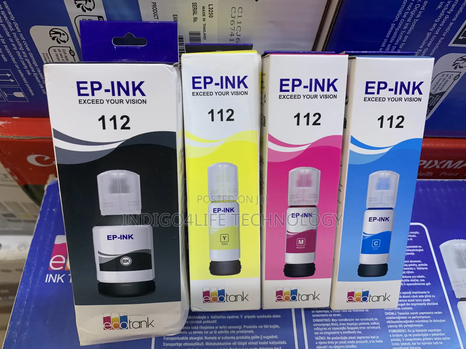 Epson Ink 112 Genuine Black Magenta Cyan Yellow