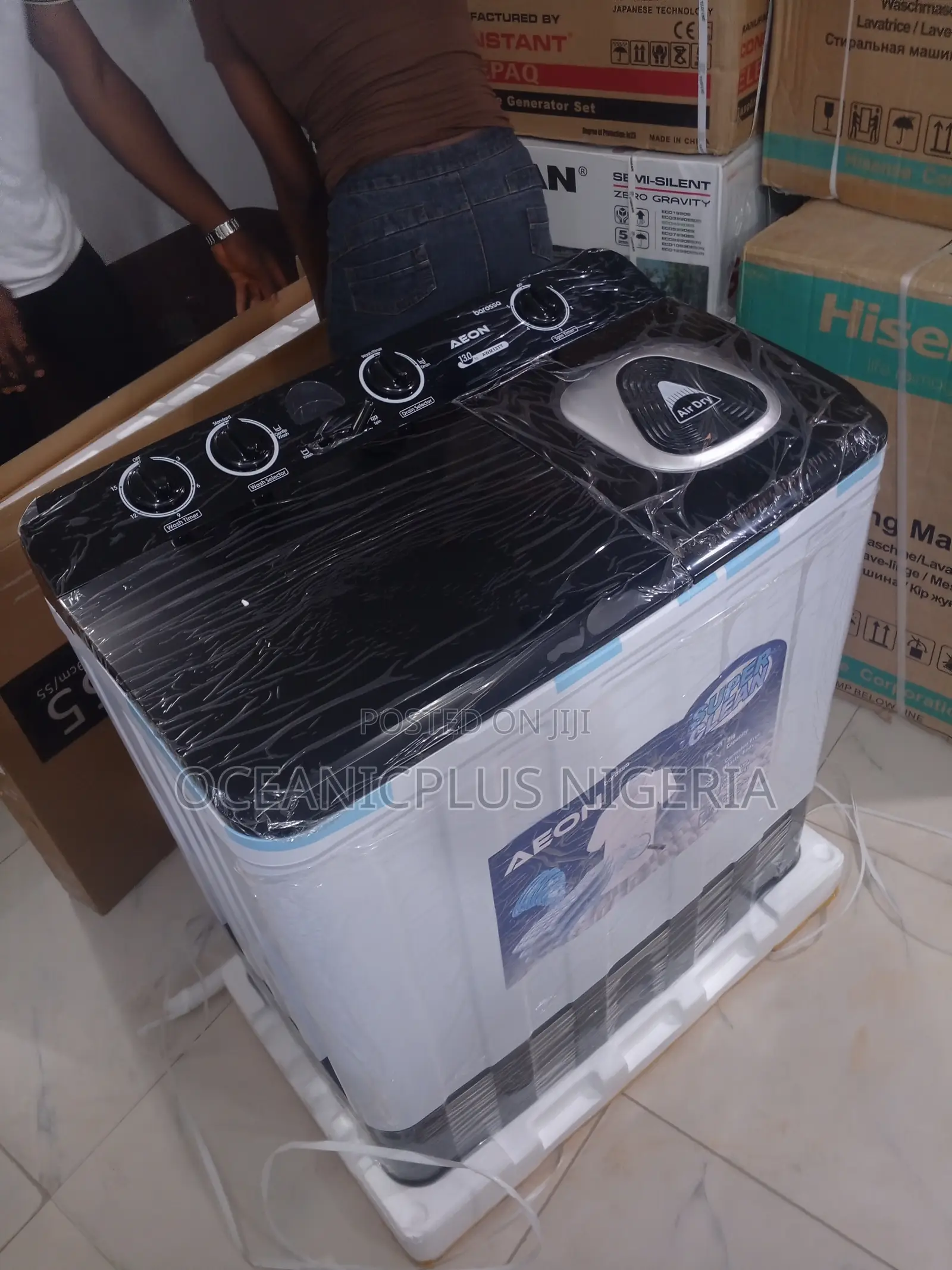 Aeon 13kg Twin Tub Wash and Spin Machine