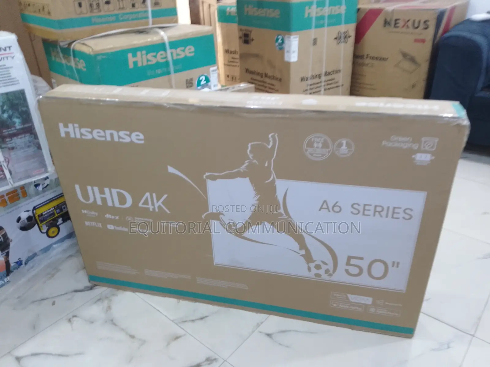 Hisense 50” Uhd A6 Smart Television