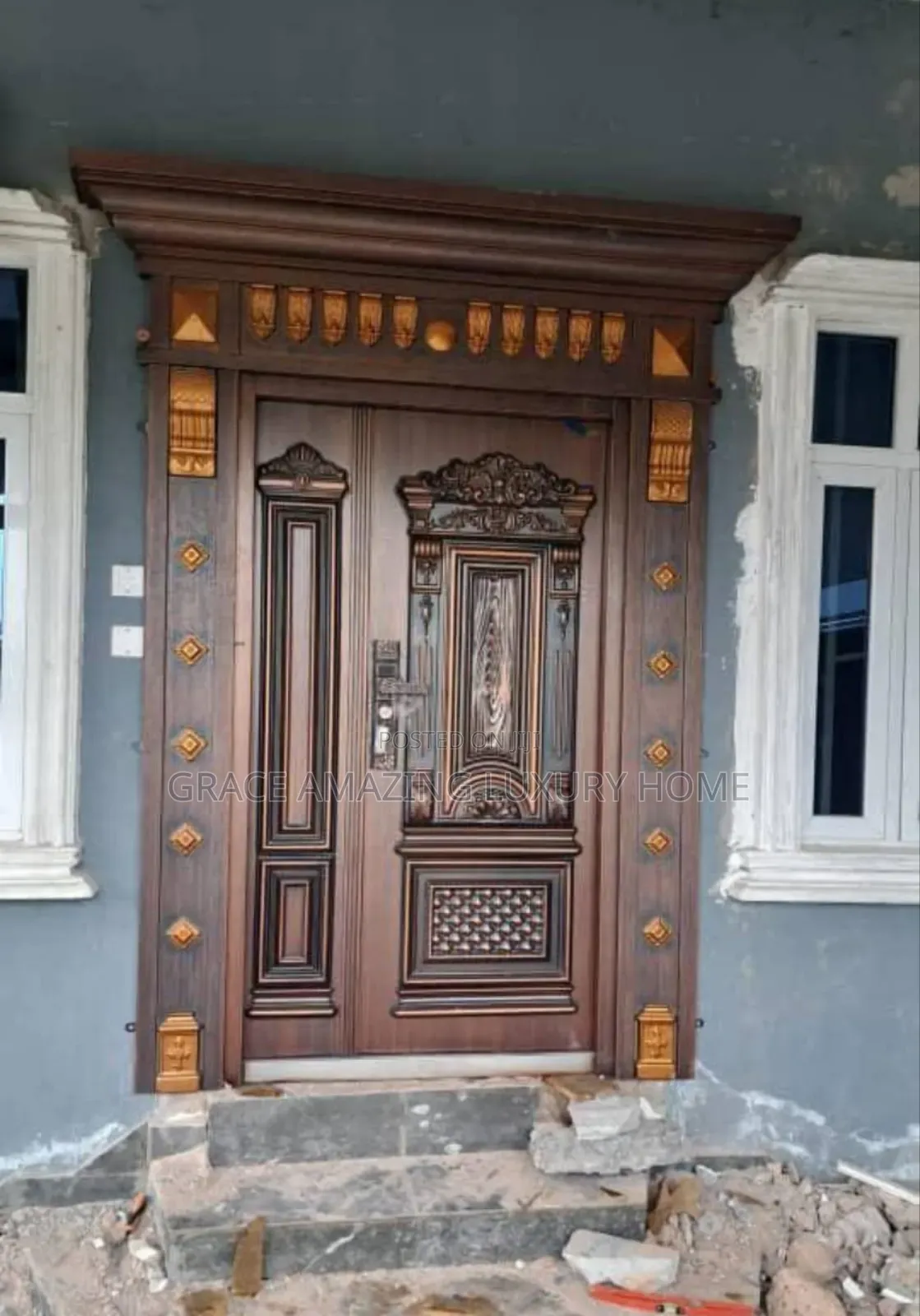 Zinc Copper Door