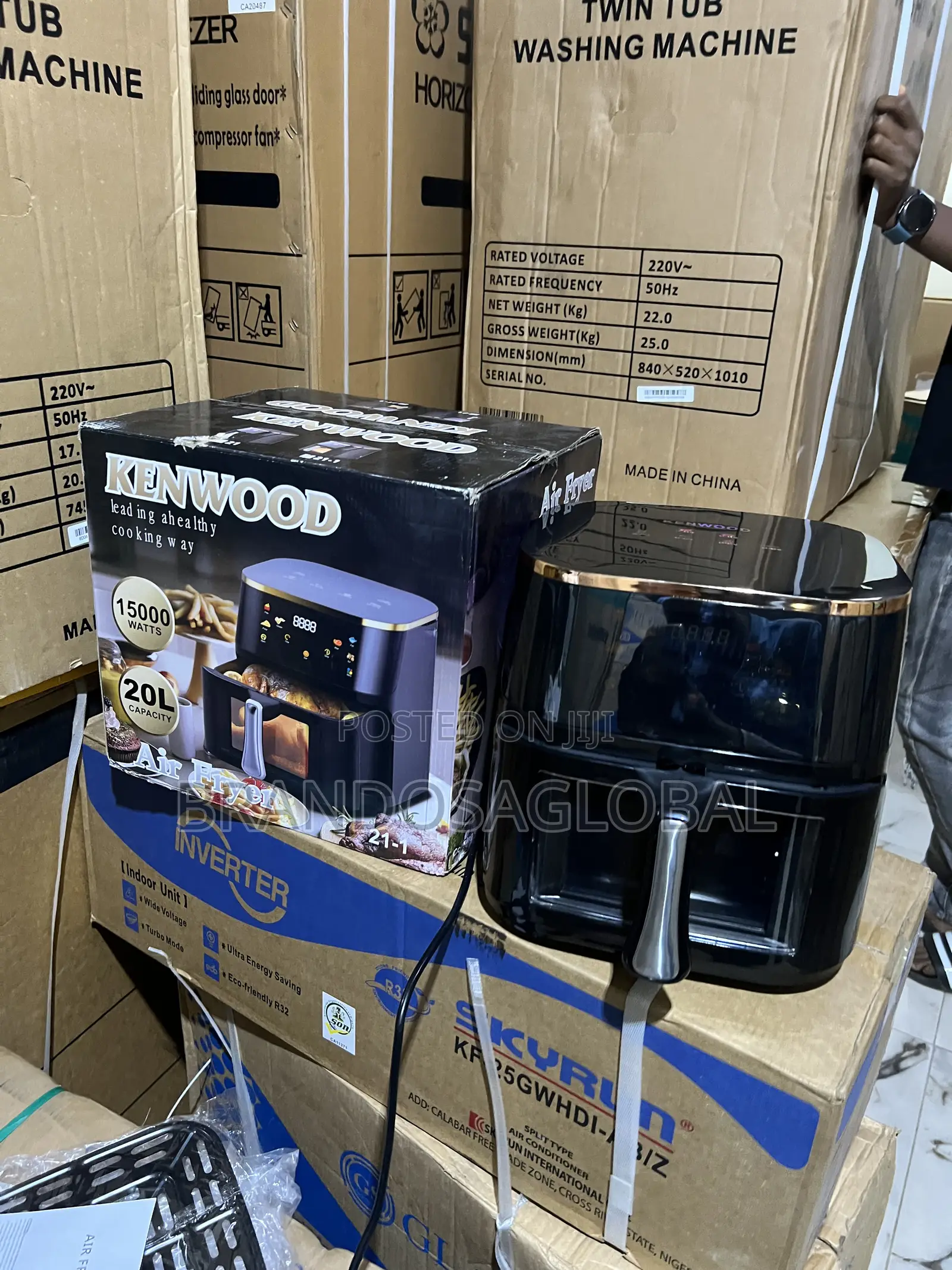 Kenwood 20l Air Fryer Designed for Easy Meal Prep