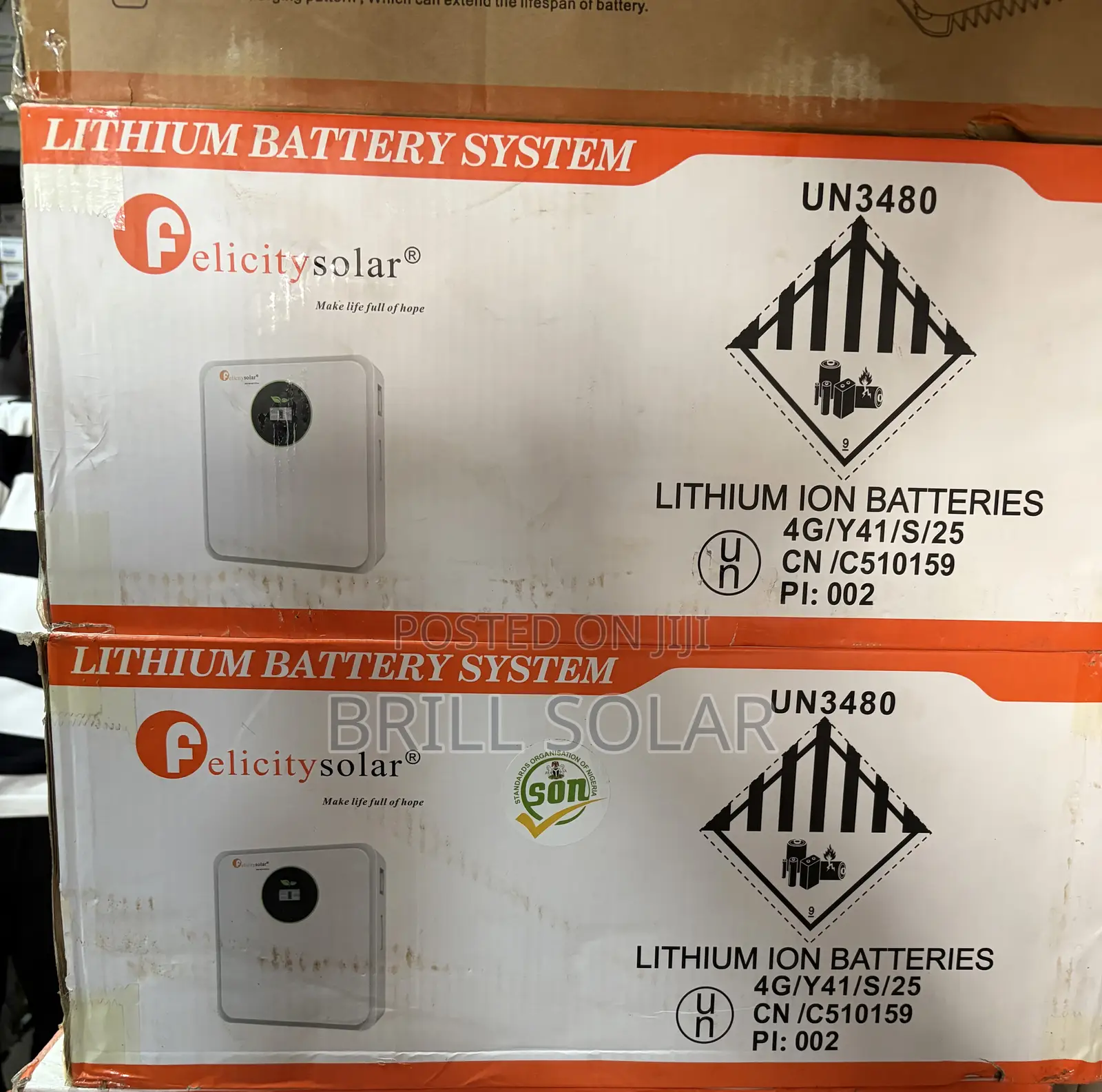 2.5kwh-25.6v Felicity Solar Lithium Battery(Fla)