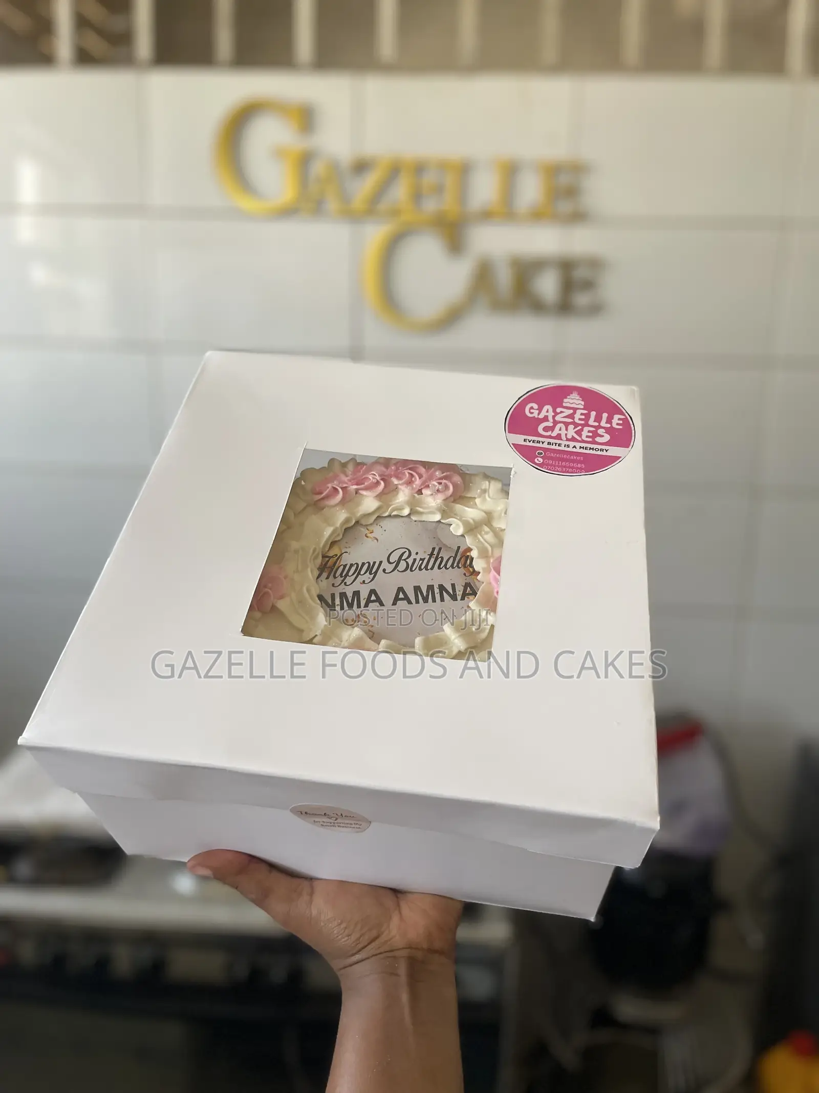 6 Inches Vanilla Buttercream Cake,Same Day Pick Up
