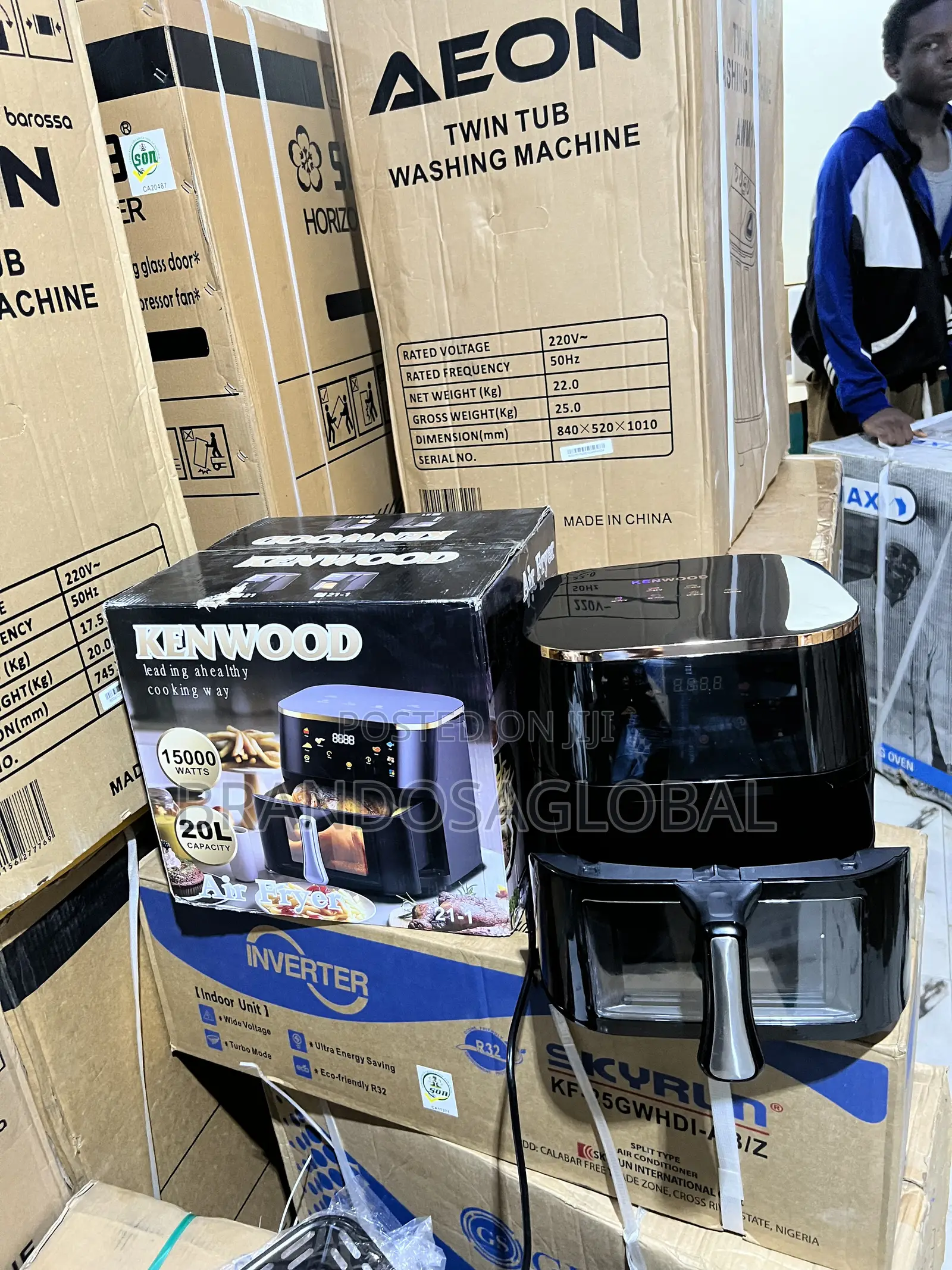 Kenwood 20l Oil-Free Air Fryer for Everyday Meals