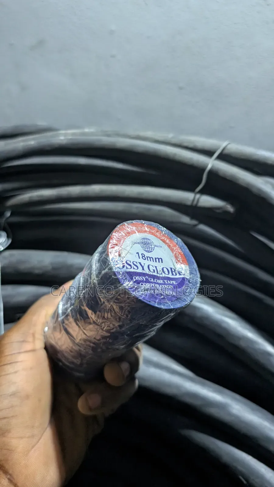 18mm X 10yards Pvc Insulation Tape (Blue Color)