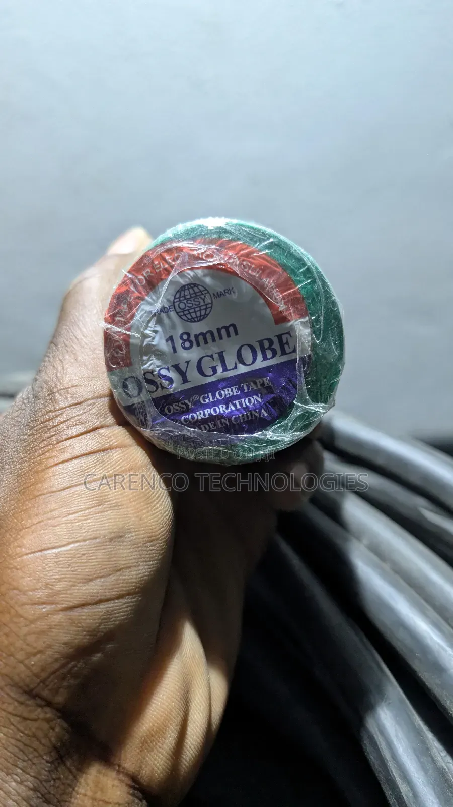 Electrical Pvc Insulation Tape (Green Color/Earth)