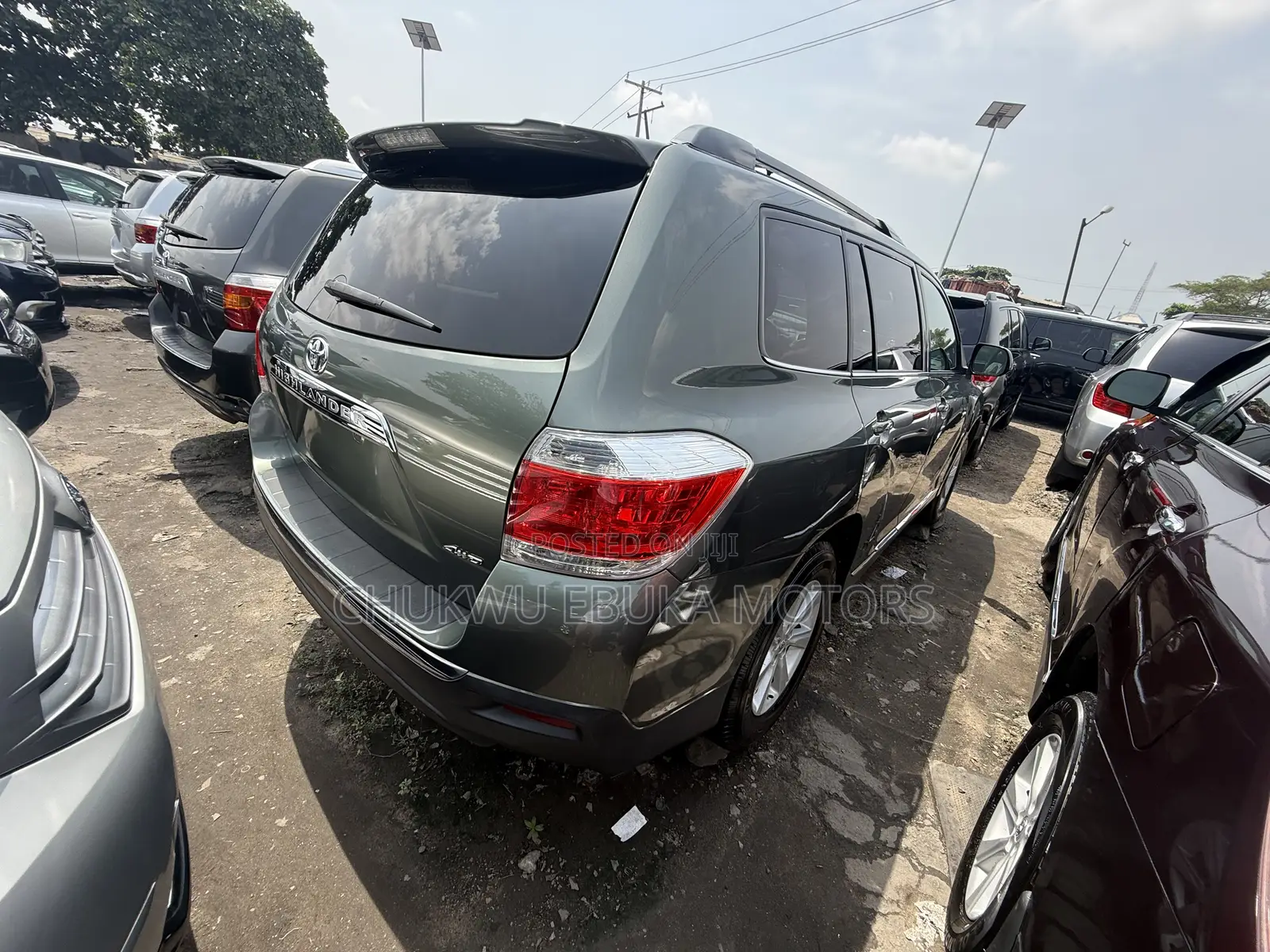 Toyota Highlander Limited 2012 Green