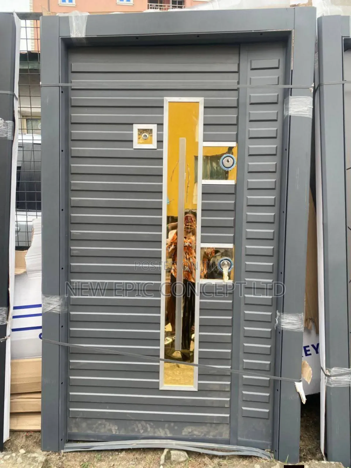 Luxury Security Gold Design Door