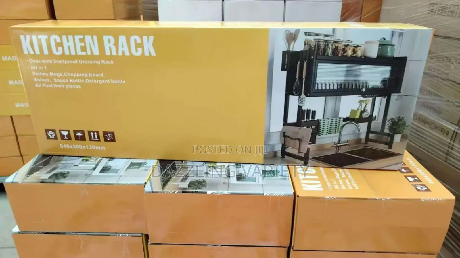 85cm High Quality Extendable Over-Sink Dust-Proof Plate Rack