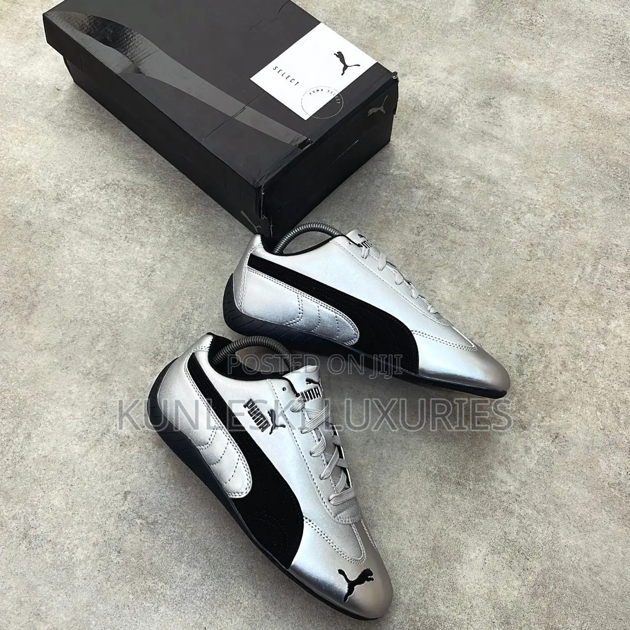 Original Puma Speedcat Og Metallic Sliver Sneakers
