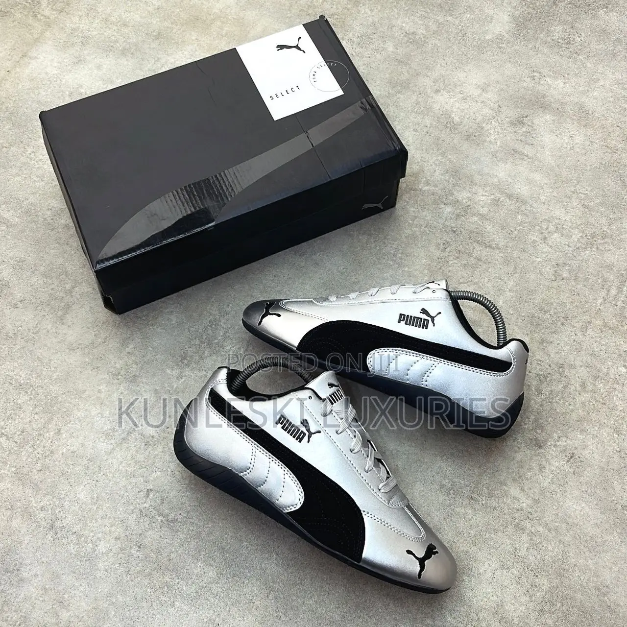 Original Puma Speedcat Og Metallic Sliver Sneakers