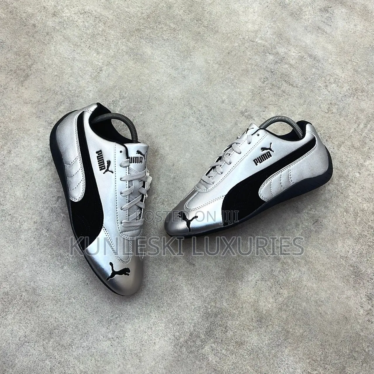 Original Puma Speedcat Og Metallic Sliver Sneakers