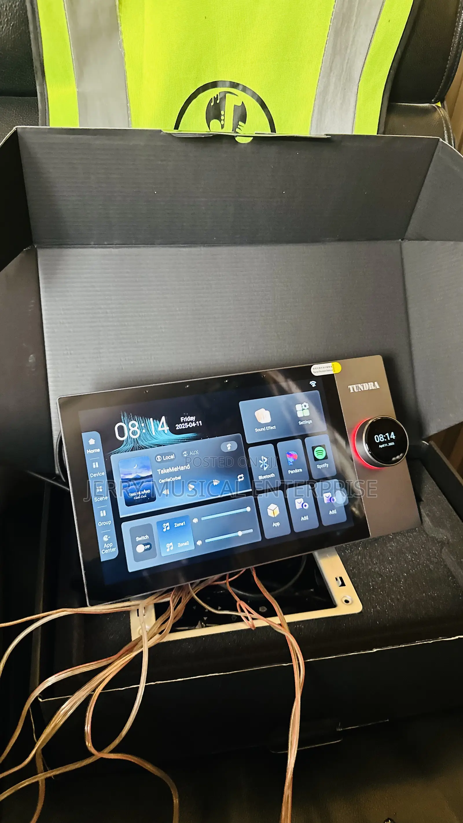 10inches Smart In Wall Amplifier With Alexa And Tuya App Installed