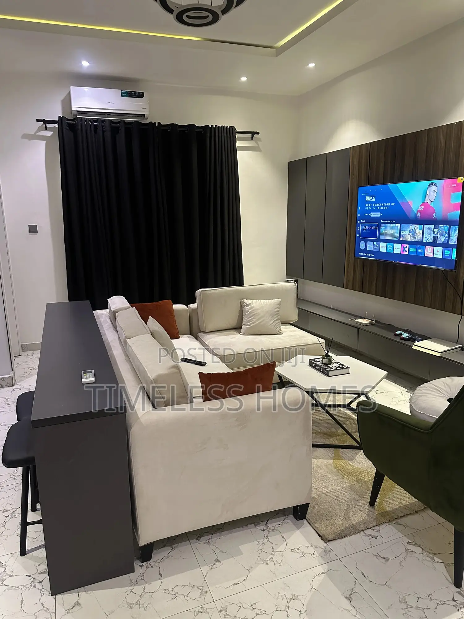 Brand New 1 Bedroom With Ps4, Pool , Gym and 2 Balconies