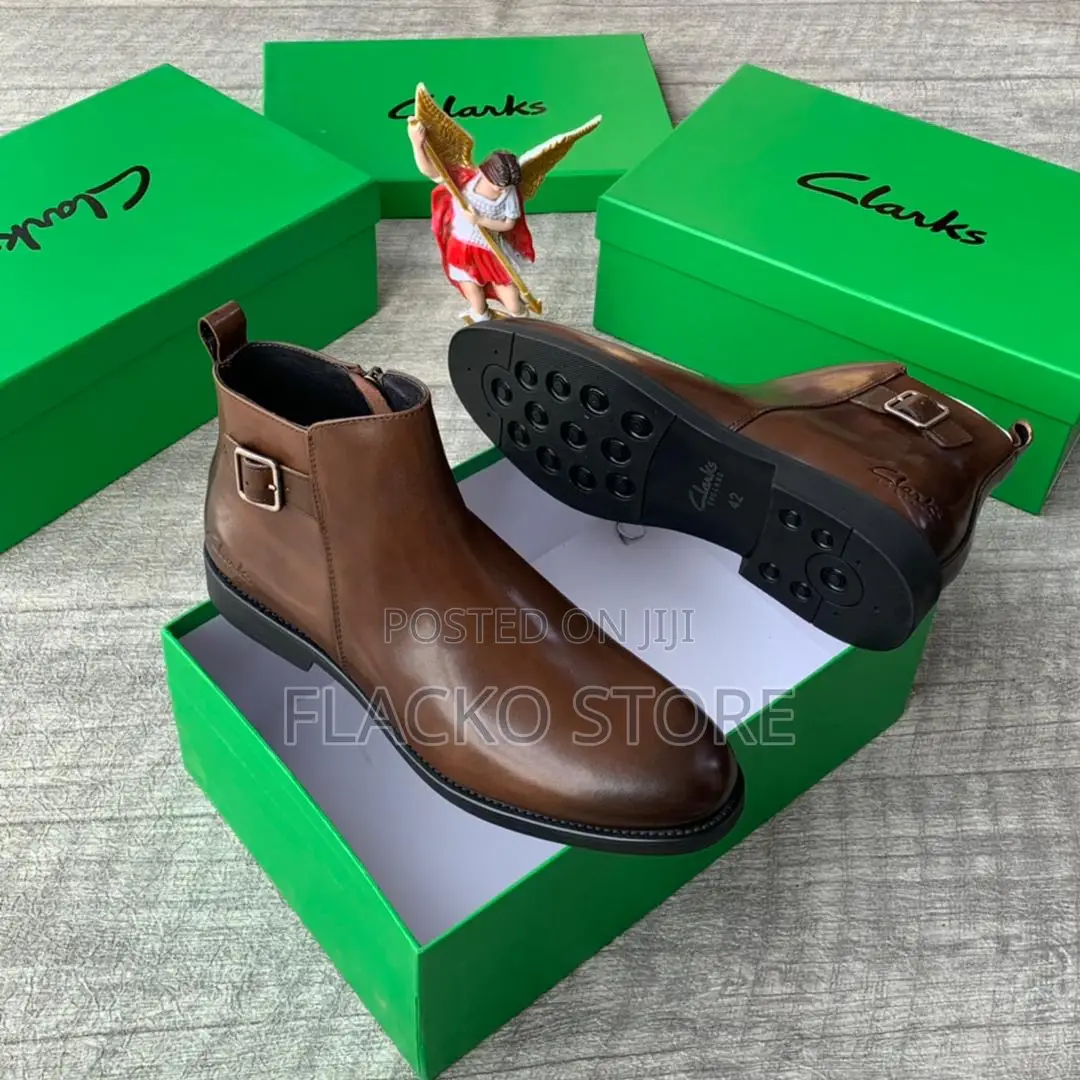 Original Clarks Leather Chelsea Boots