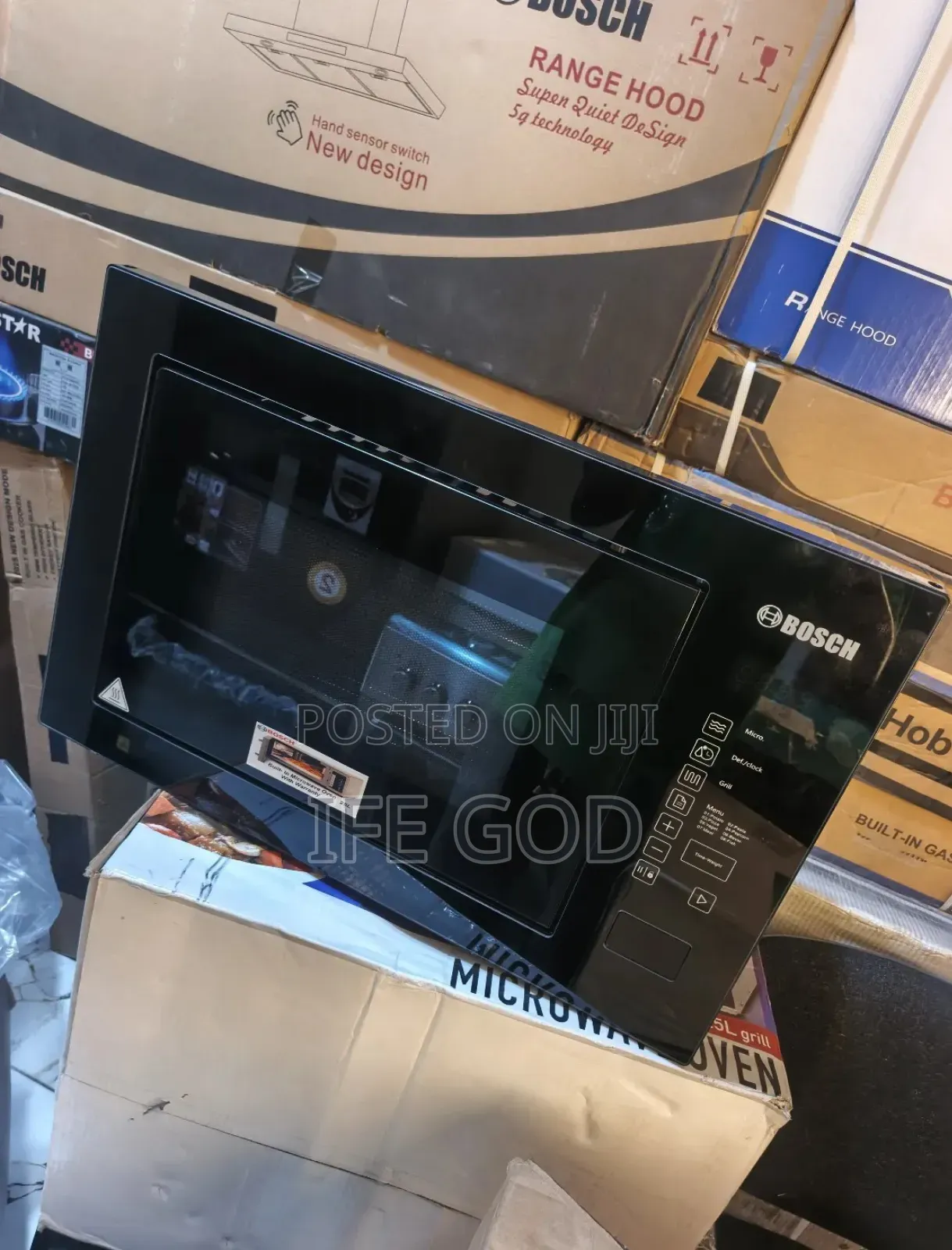 Original Bosch Built-in Cabinet Automatic Digita Microwave With Grill