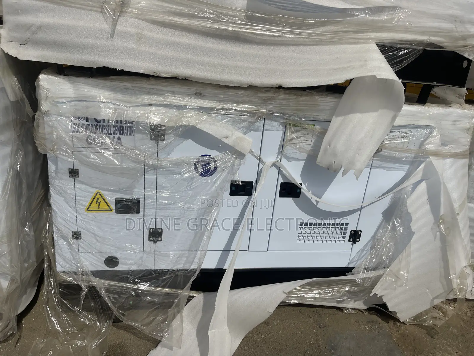 New 60kva Perkins Petrol Soundproof Generator/