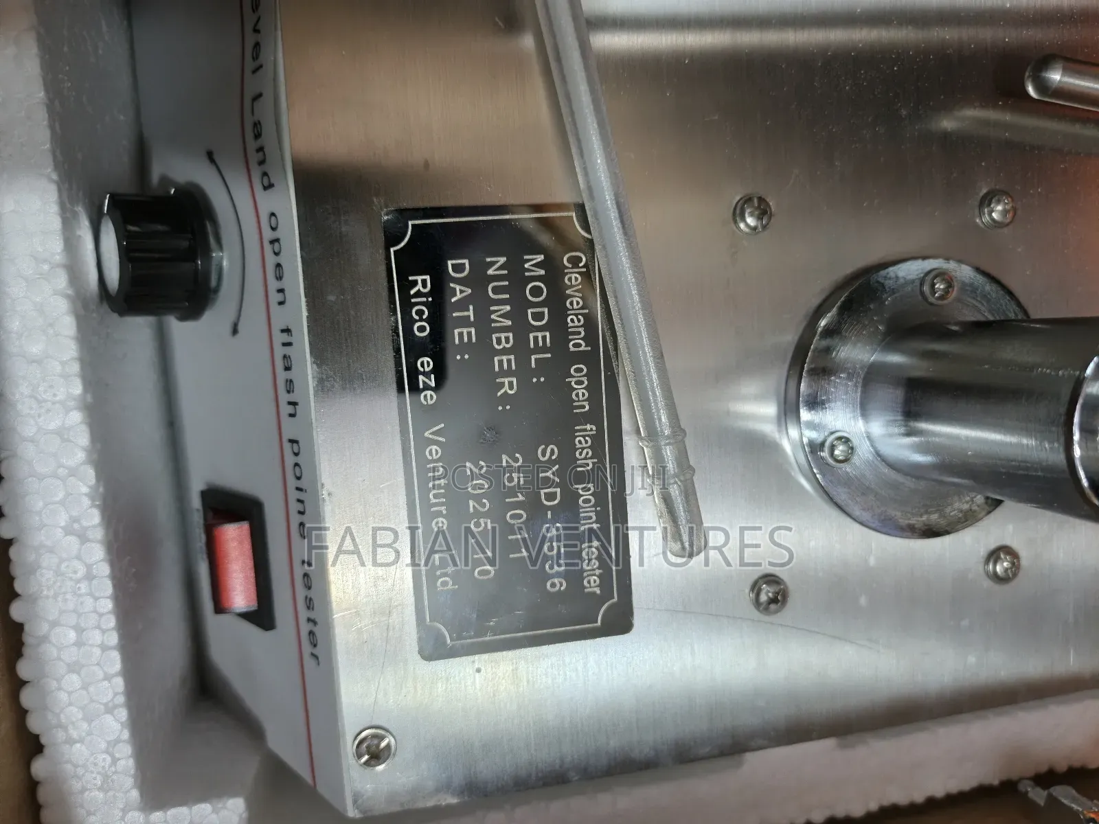 Electric Asphalt Flash Point Tester.