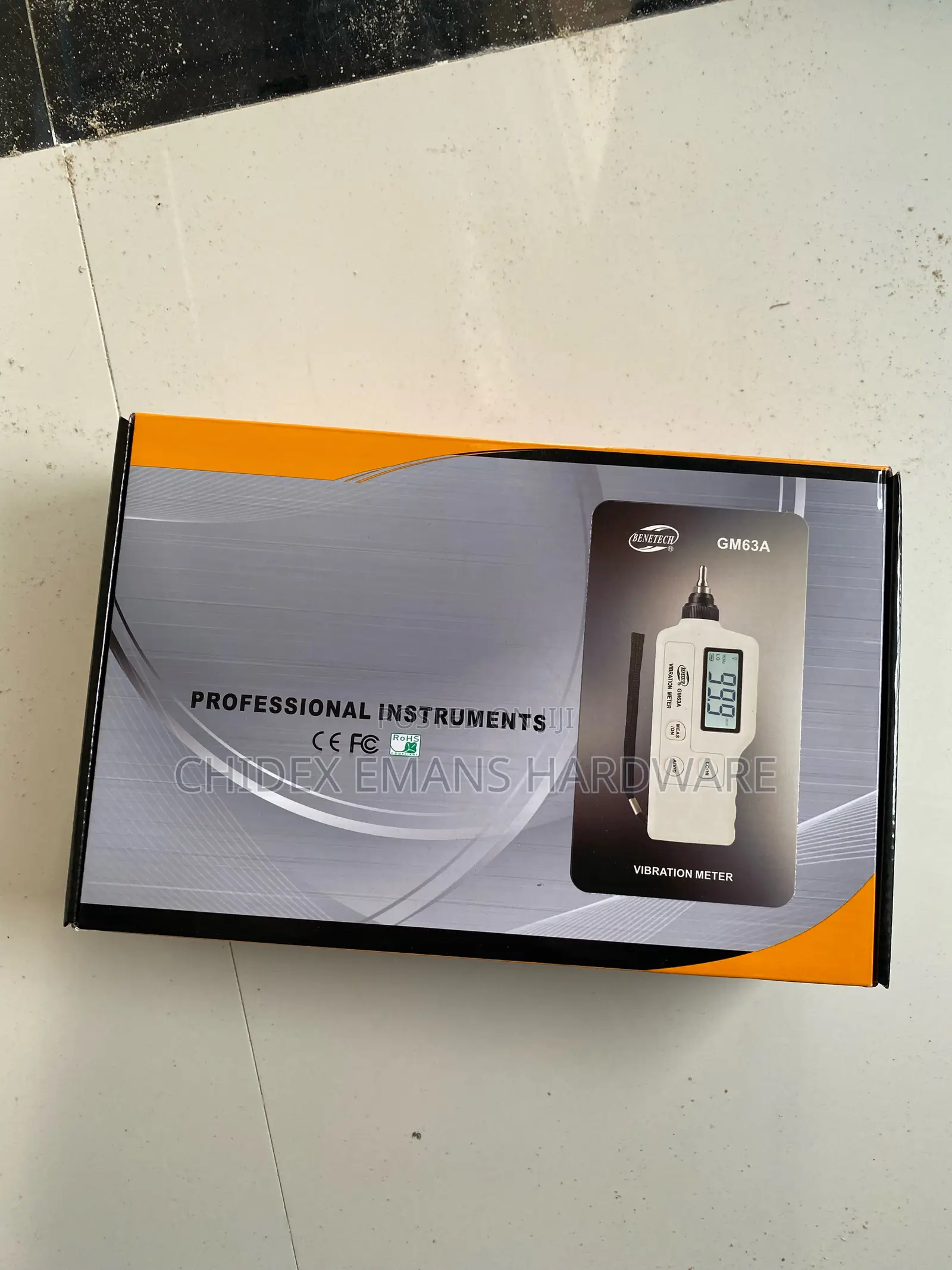 Benetech Gm63a Handheld Digital Vibration Meter.