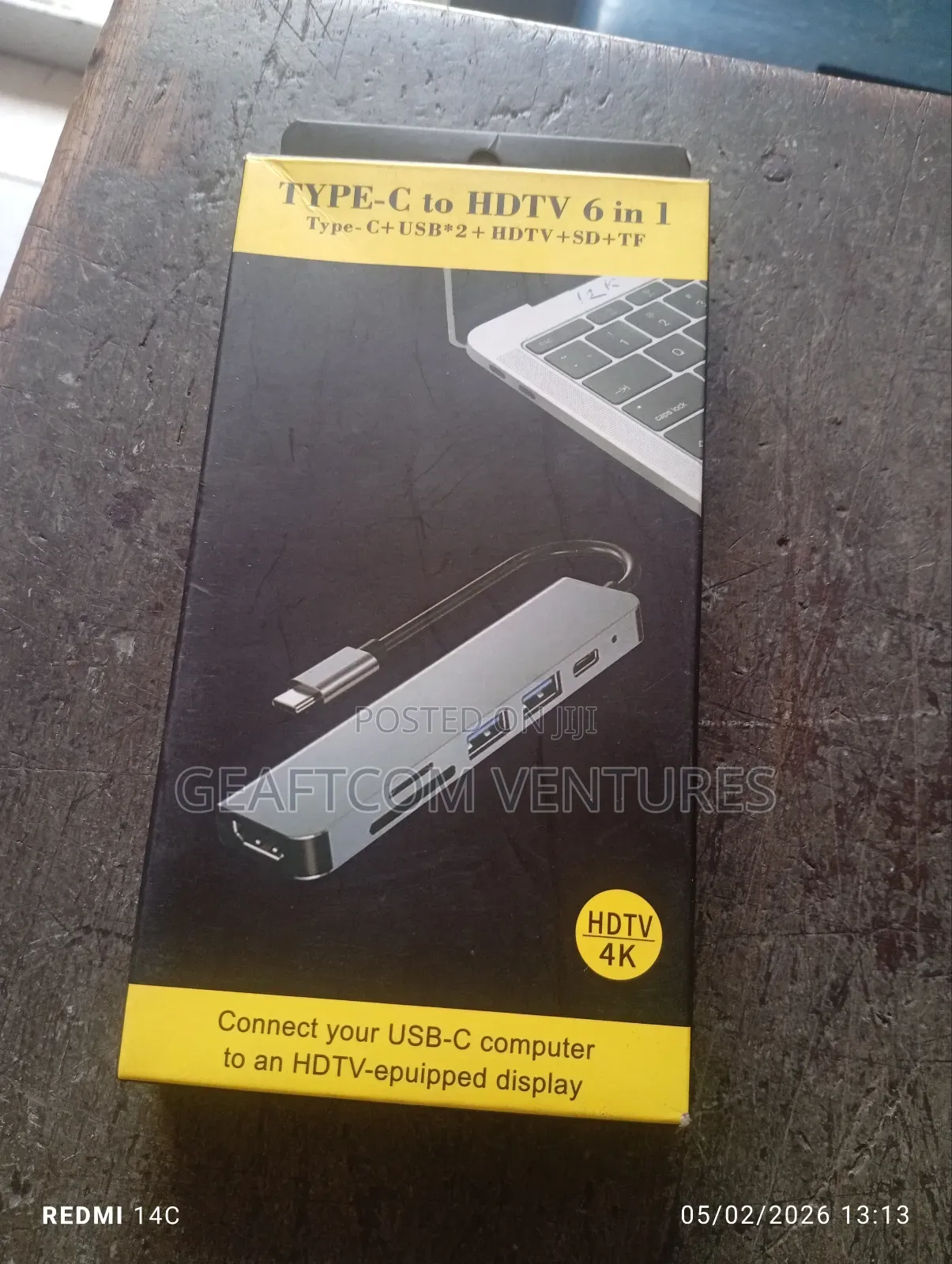 Type C to HDTV 6 in 1