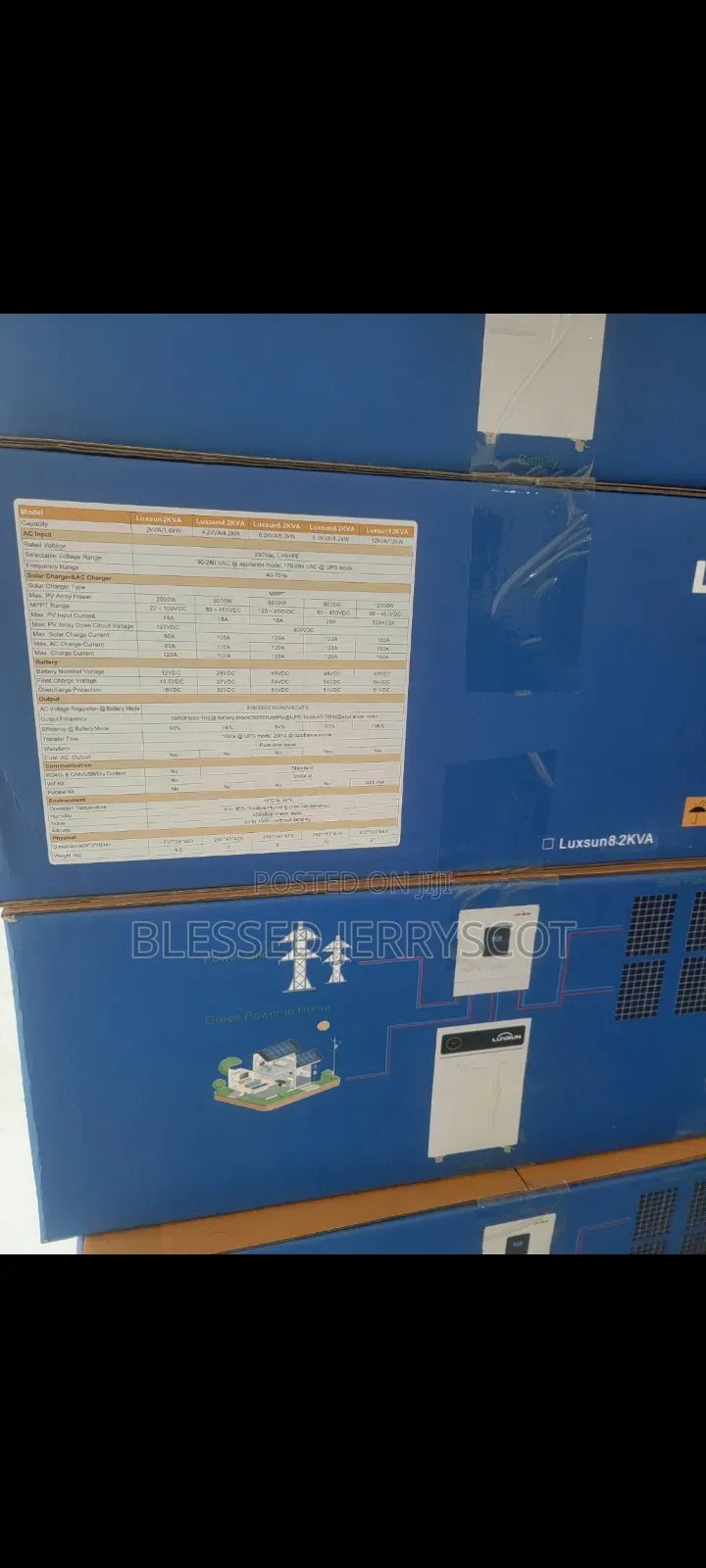 Luxsun 8.2kva 48v Hybrid Solar Inverters Available In Stock.