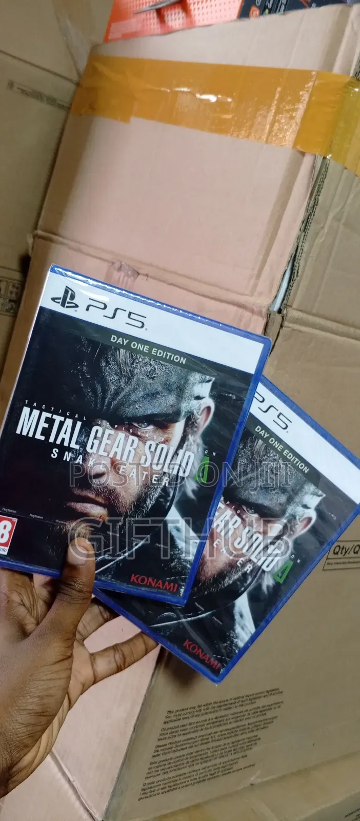 Meta Gear Solid Snake Eater Ps5 Game Disc