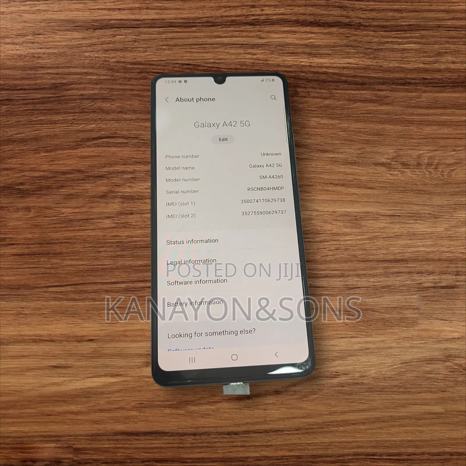 Samsung Galaxy A42 5G 128 GB Gray