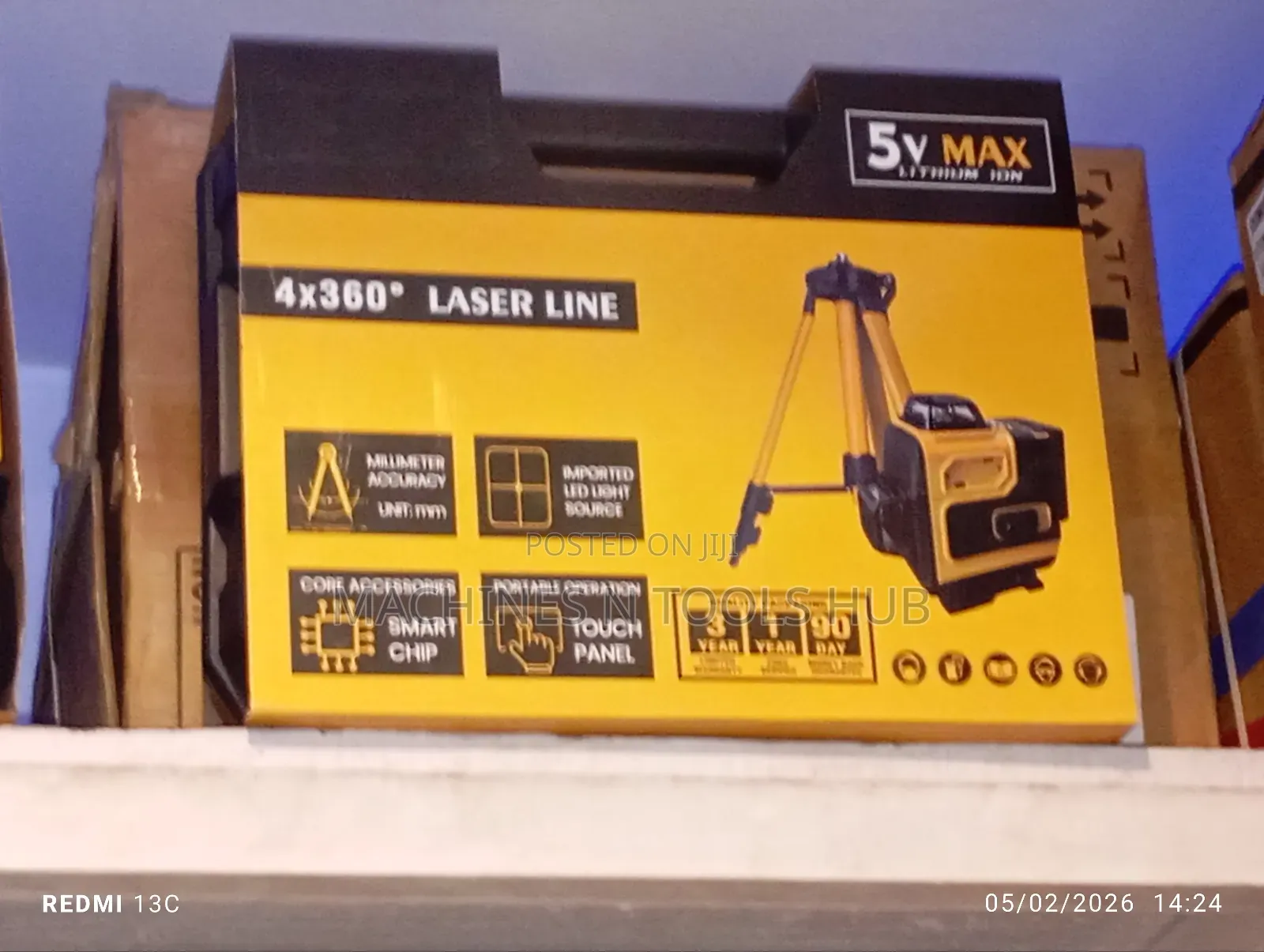 5v Max Lithium-ion Laser Level
