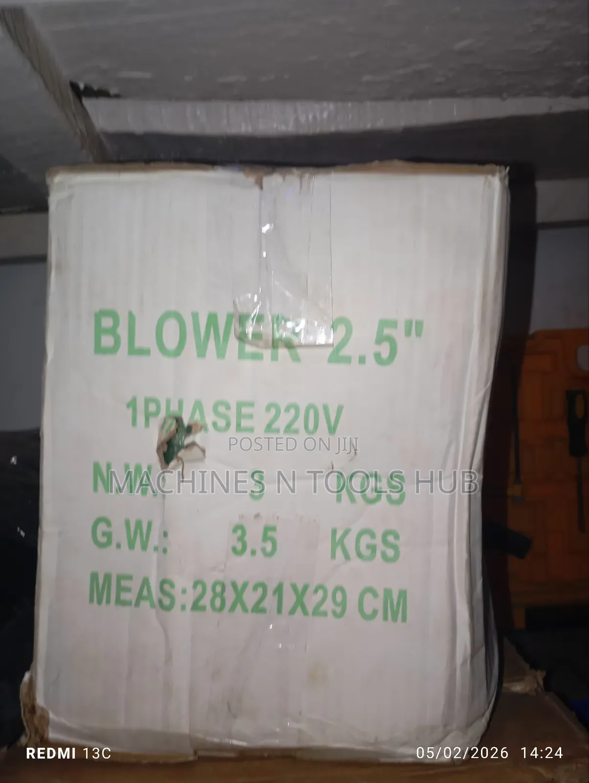 2 1⁄2 Inches Electric Blower