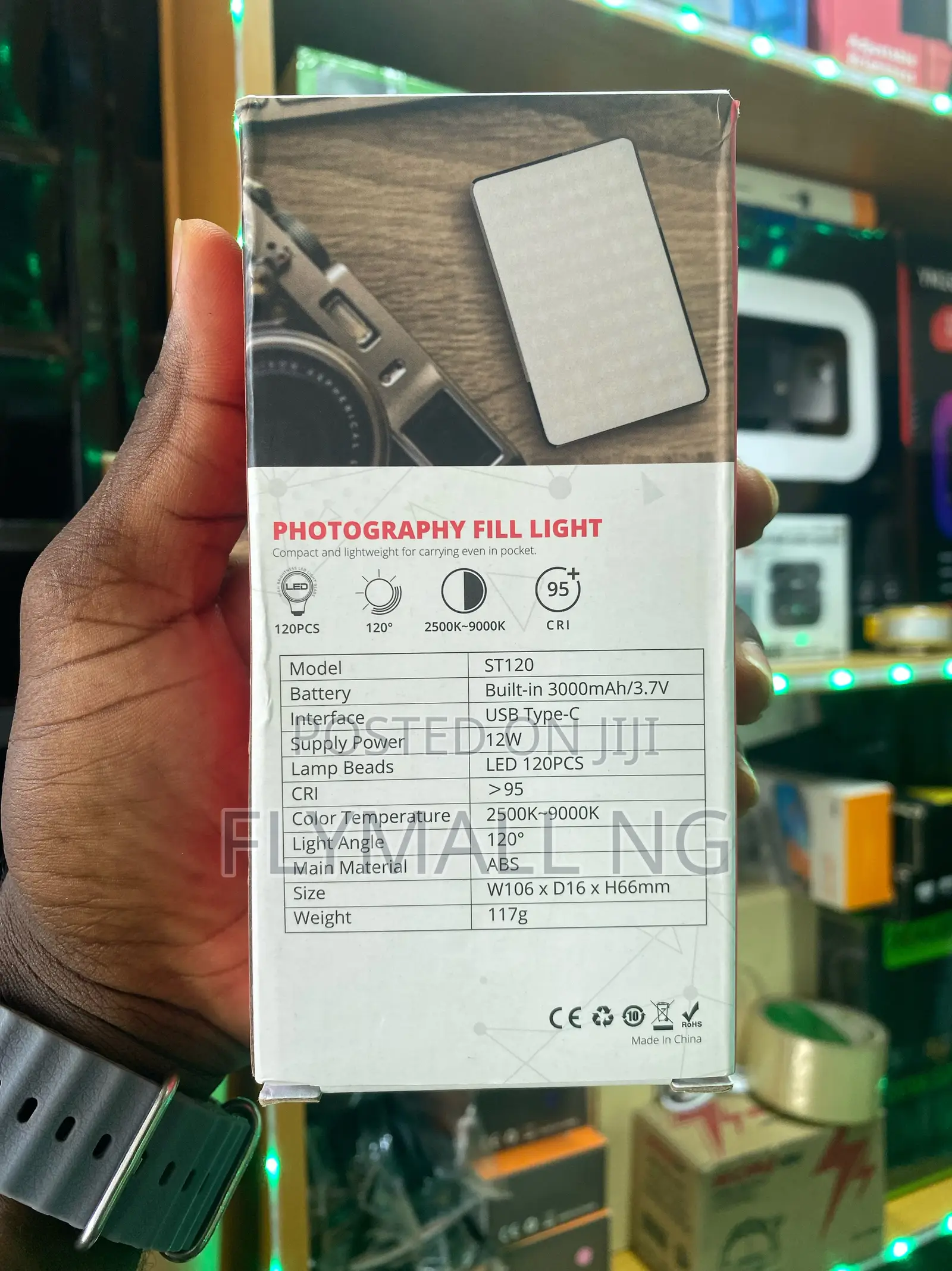 St120 Pocket Led Video Fill Light Phone Selfie Lights