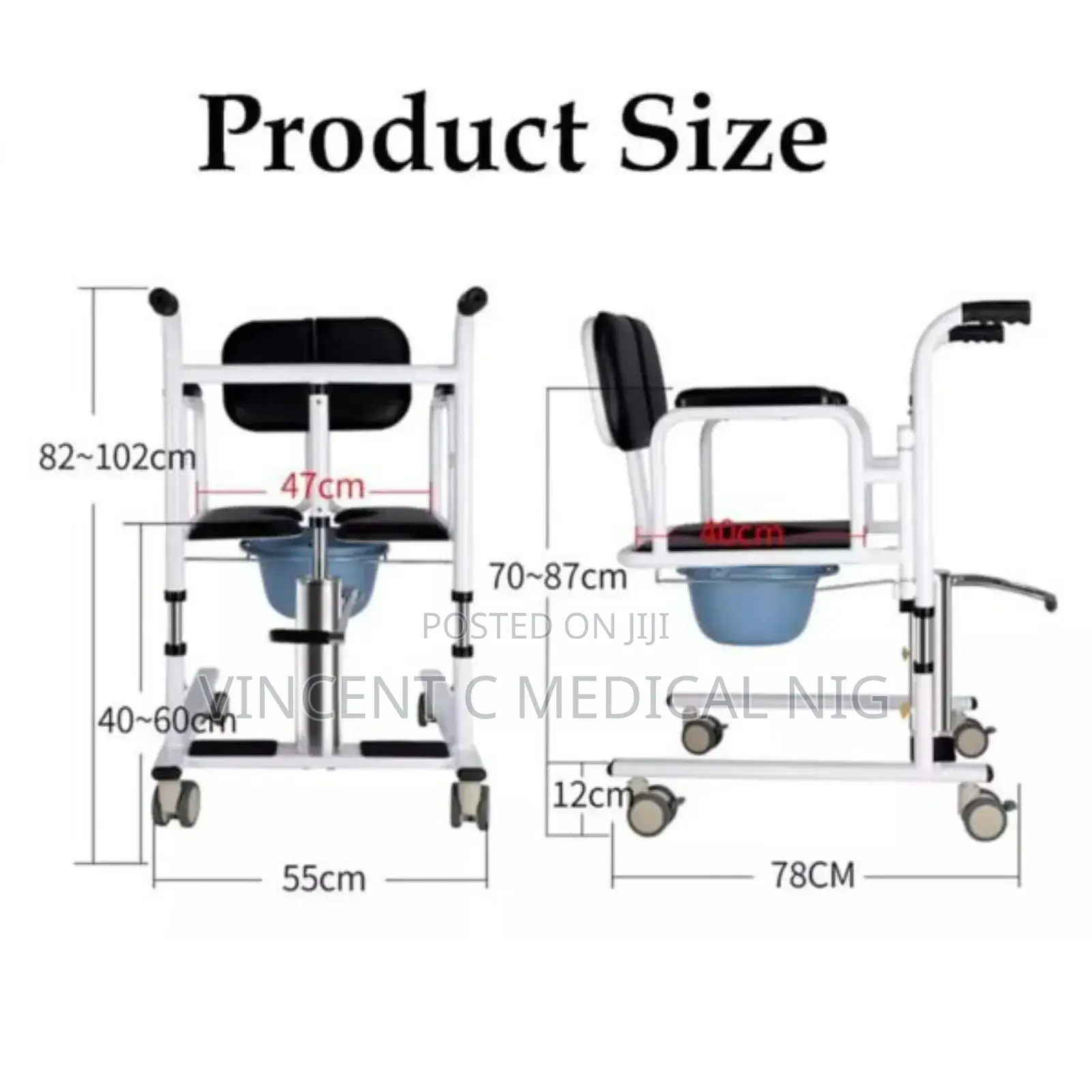 Patient Transfer Chair | Multifunctional Mobility Care Solution
