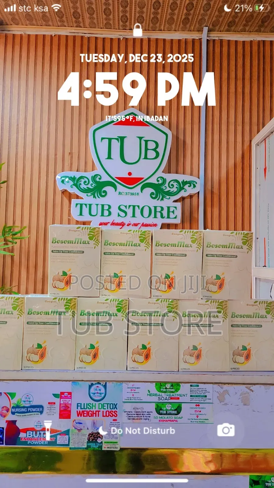 Bosom Max Pueraria Papaya Juice Powder. Breast Firming