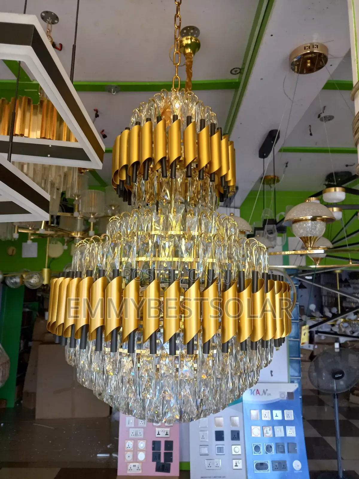 By 500mm Crystal Chandelier Light