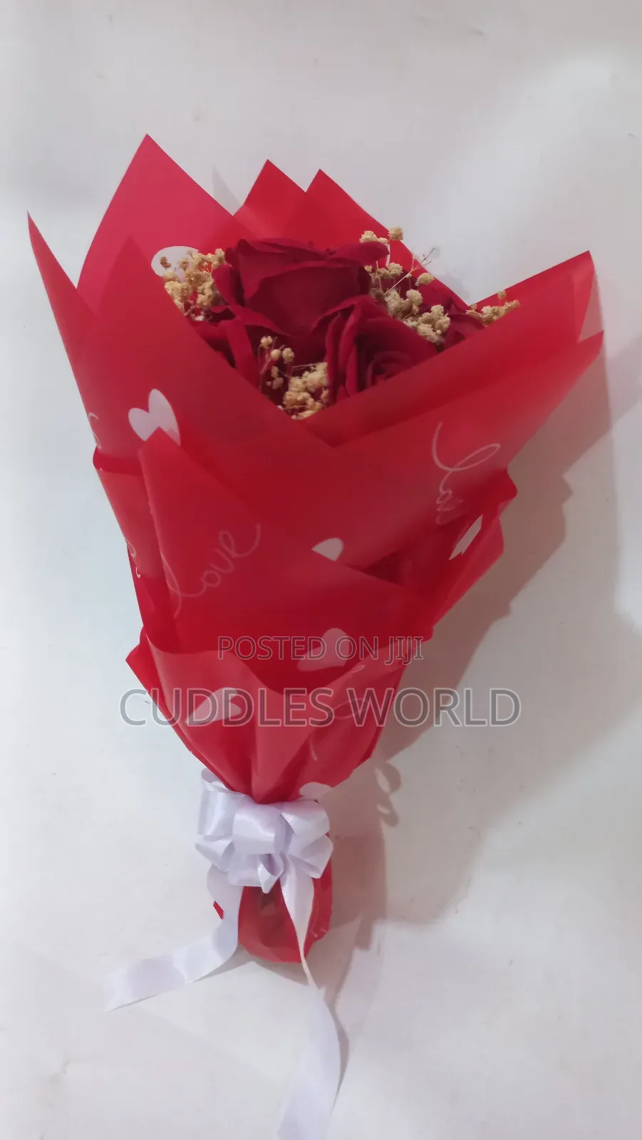 Red Bouquet With Fillers