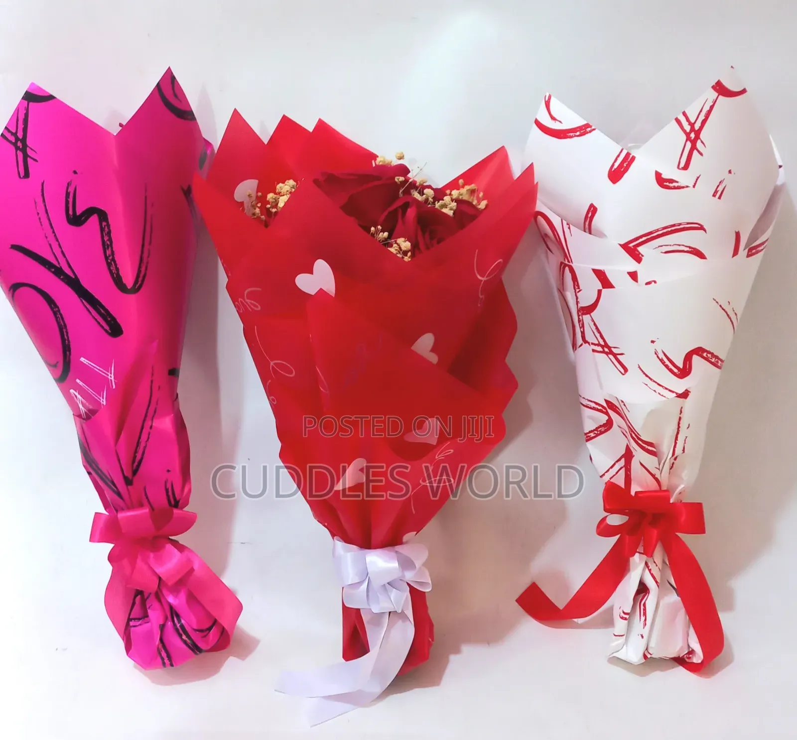 Red Bouquet With Fillers