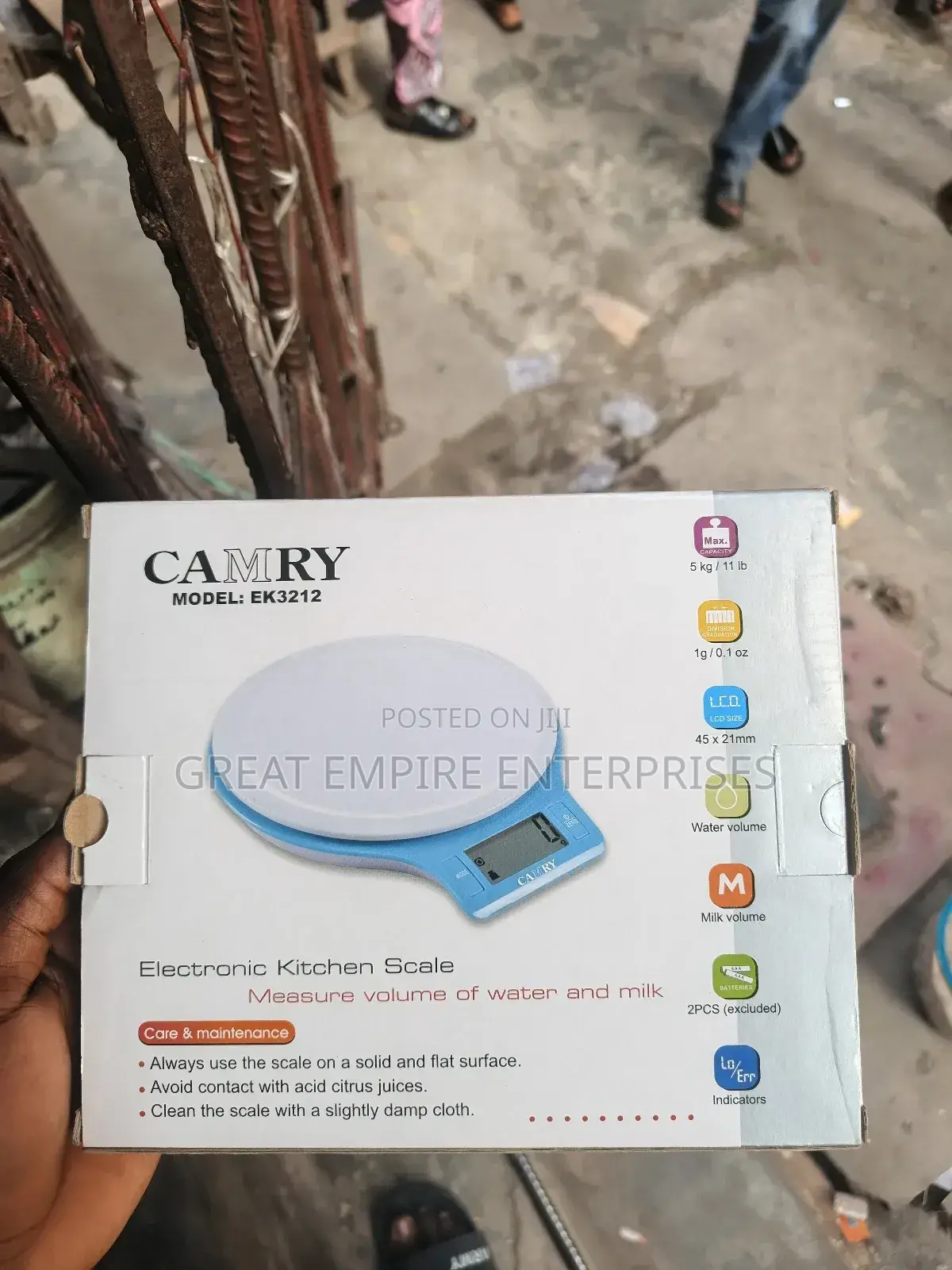 Original Camry 5kg Kitchen Scale