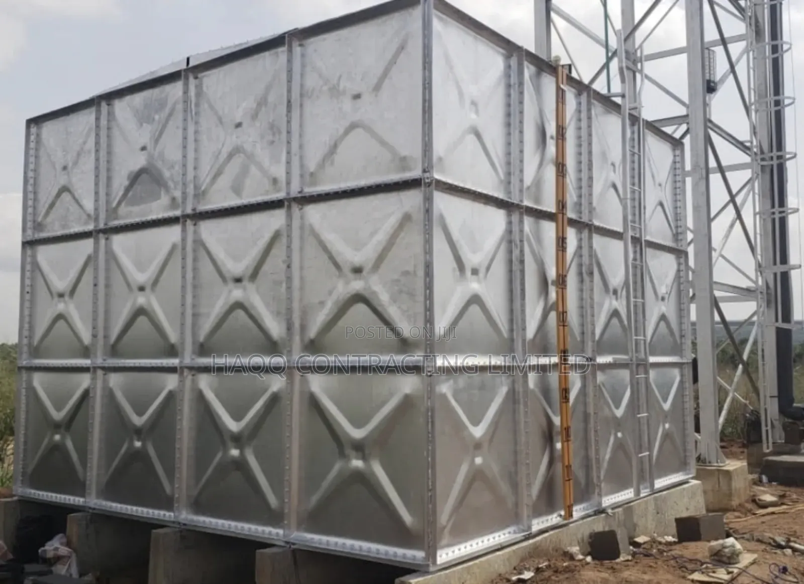 200,000 Litres Braithwaite Pressed Steel Water Tank