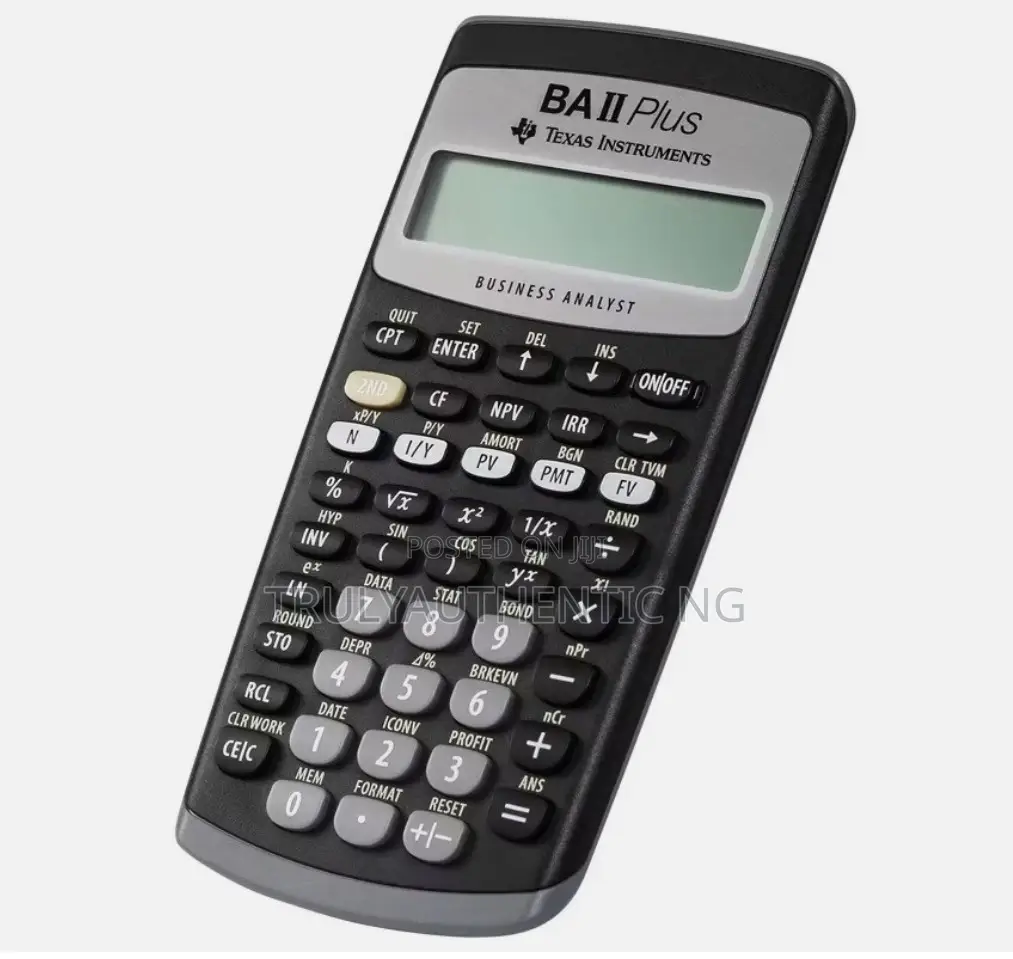 Texas Instruments Ba Ii Plus Financial Calculator