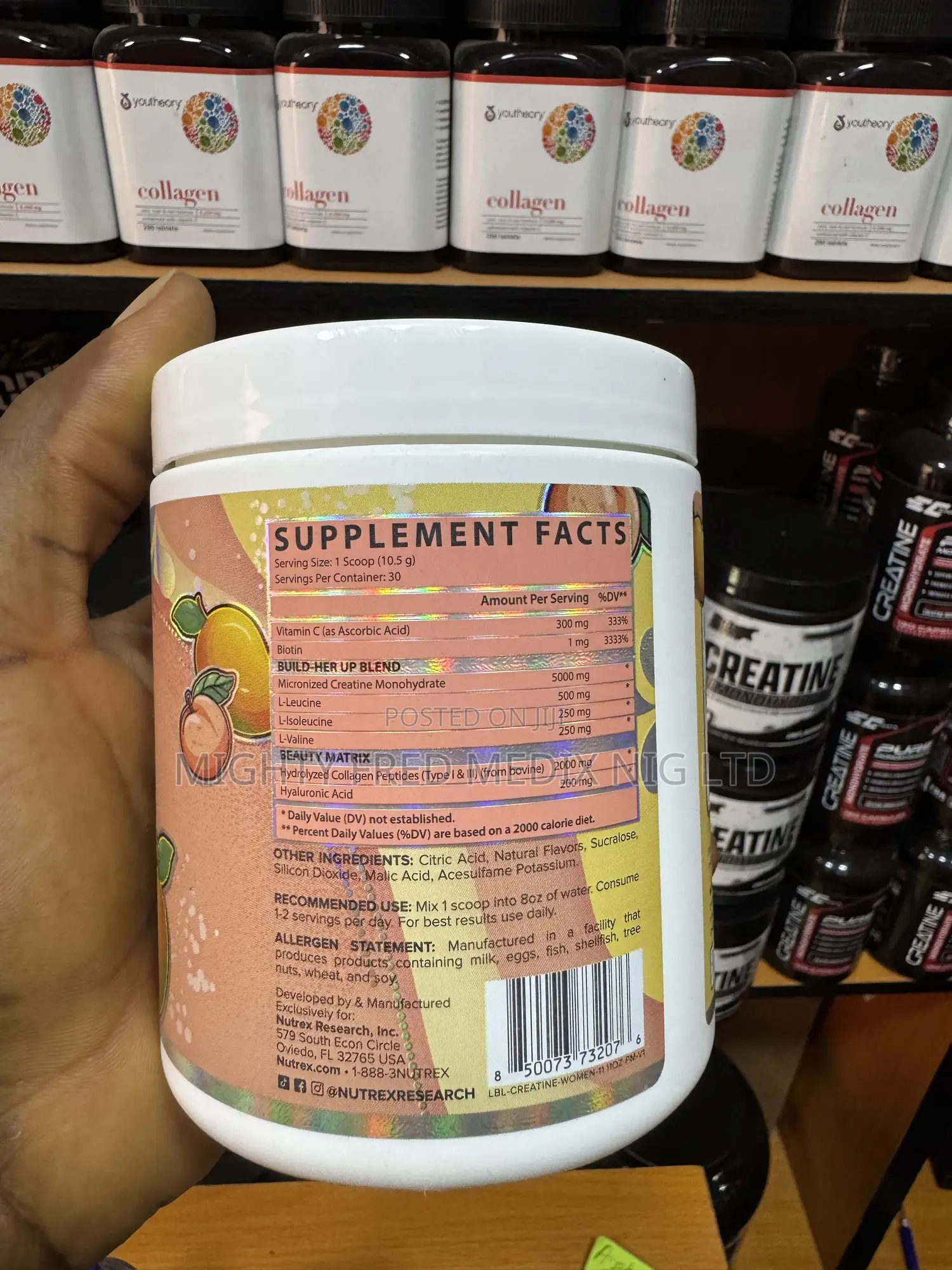 Nutrex Creatine For Women Booty An Beauty